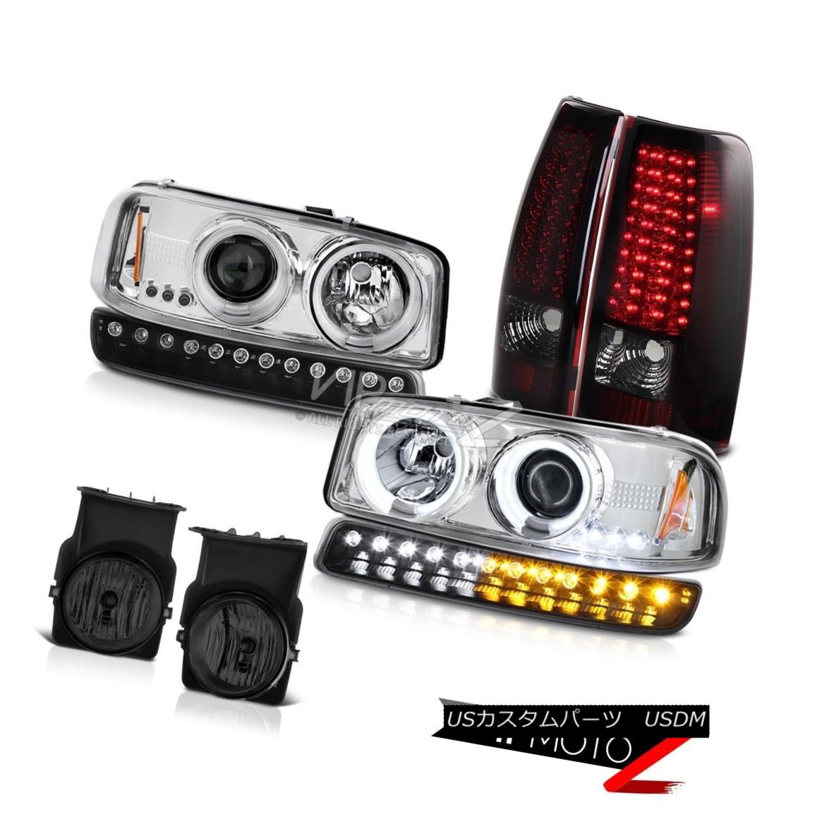 ヘッドライト 03-06 Sierra WT Smoked fog lamps tail black signal lamp ccfl Headlamps LED SMD 03-06シエラWTスモークフォグランプテールブラック信号ランプccflヘッドランプLED SMD 【並行輸入品】