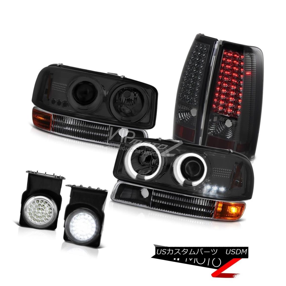 ヘッドライト Angel Eye Headlight Bumper LED Tail Lights Surface Fog 2004-2006 Sierra 5.3L V8 エンジェルアイヘッドライトバンパーLEDテールライト表面霧2004-2006 Sierra 5.3L V8 【並行輸入品】