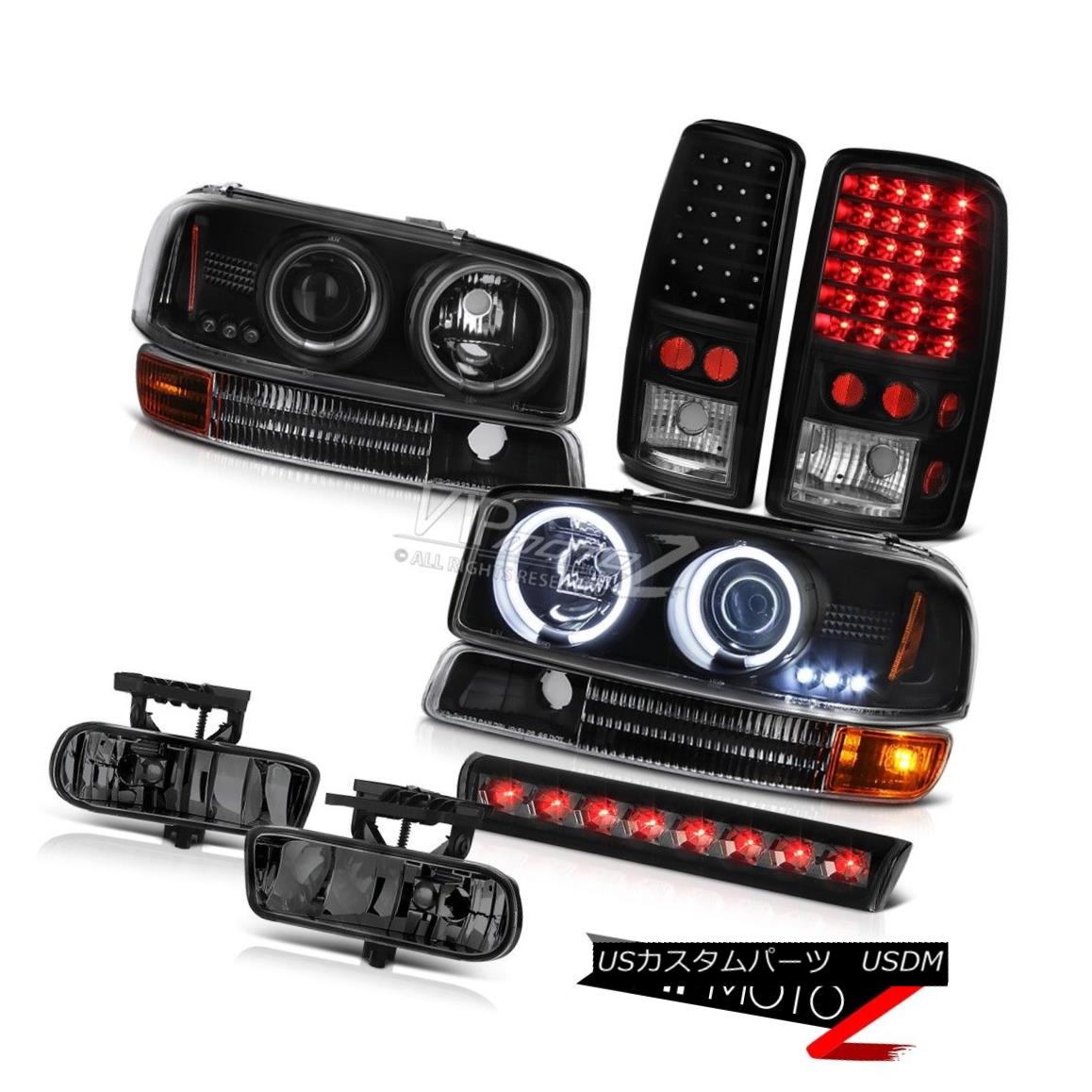 ヘッドライト Angel Eye CCFL Headlamps LED Tail Lights FogLamps High Stop Smoke 00-06 Yukon XL エンジェルアイCCFLヘッドランプLEDテールライトFogLampsハイストップスモーク00-06ユーコンXL 【並行輸入品】