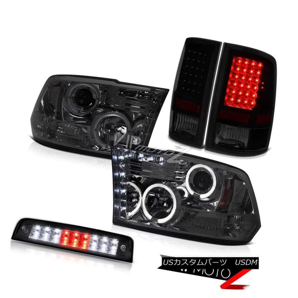 ヘッドライト 10-16 Ram 2500 3500 6.7L Roof Cab Light Tail Lamps Projector Headlights Halo Rim 10-16 Ram 2500 3500 6.7LルーフキャブライトテールランププロジェクターヘッドライトHalo Rim 【並行輸入品】