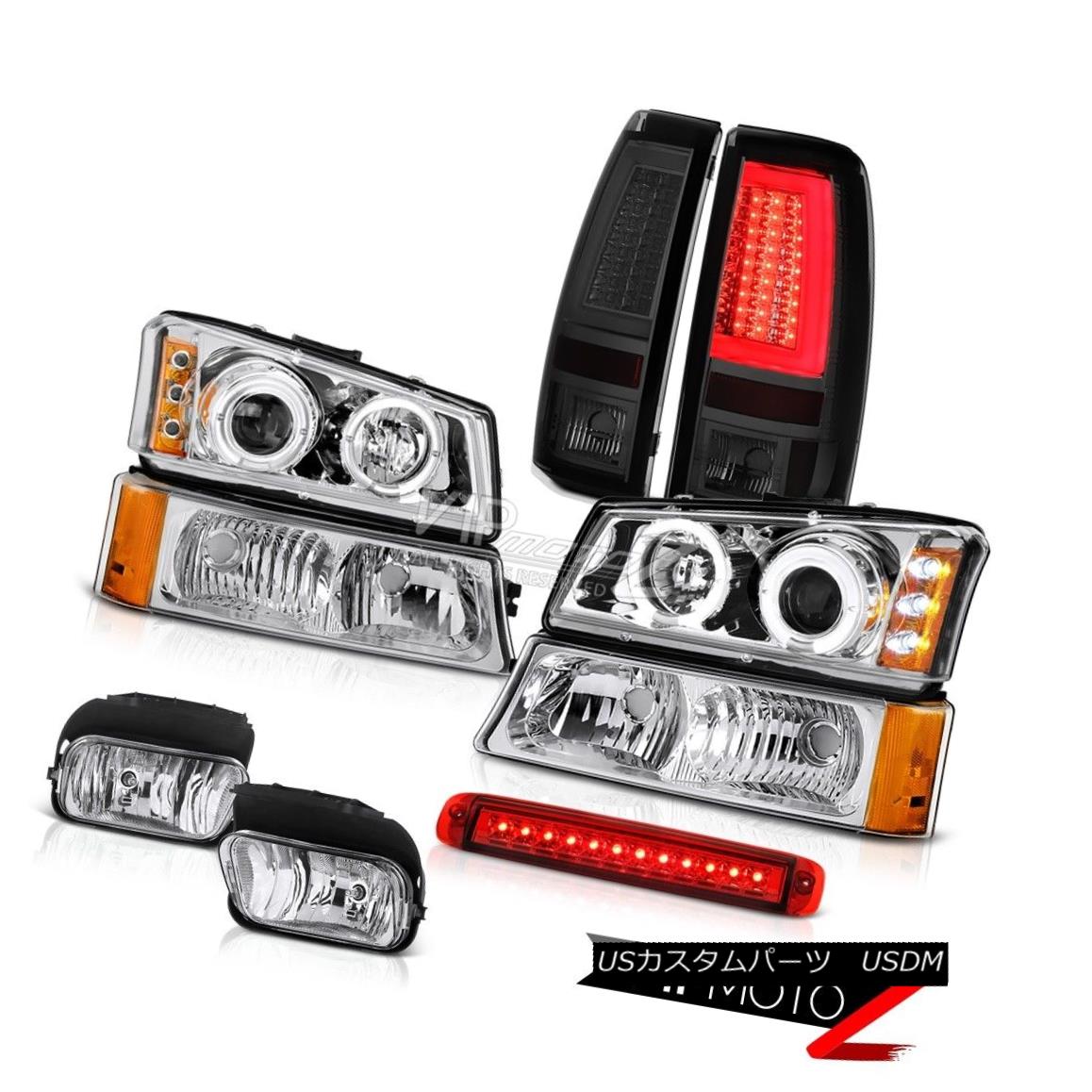 ヘッドライト 03-06 Silverado Taillamps High Stop Light Foglamps Bumper Headlamps Tron Style 03-06 Silverado Taillampsハイストップライトフォグランプバンパーヘッドランプトロンスタイル 【並行輸入品】
