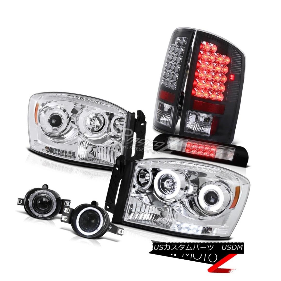 ヘッドライト CCFL Halo Headlights L.E.D Rear Tail Lights Fog High Brake Cargo LED 2006 Ram WS CCFL HaloヘッドライトL.E.DリアテールライトフォグハイブレーキカーゴLED 2006 Ram WS 【並行輸入品】