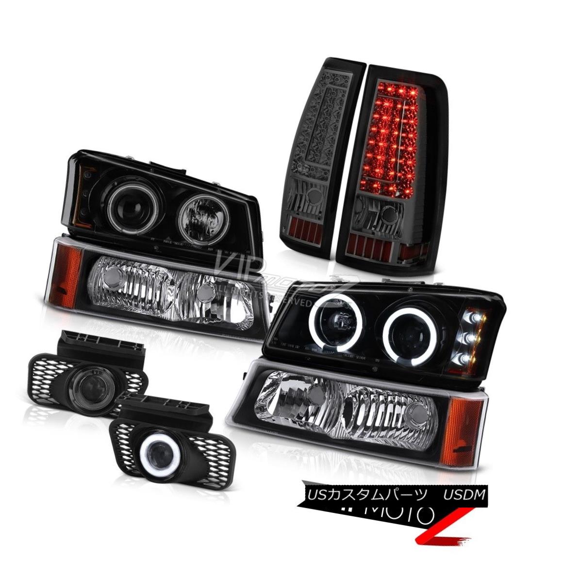ヘッドライト 2003-2006 Chevy Silverado Smokey Fog Lights Taillamps Bumper Light Headlamps 2003-2006シボレーシルバラードスモークフォグライトテールランプバンパーライトヘッドランプ 【並行輸入品】