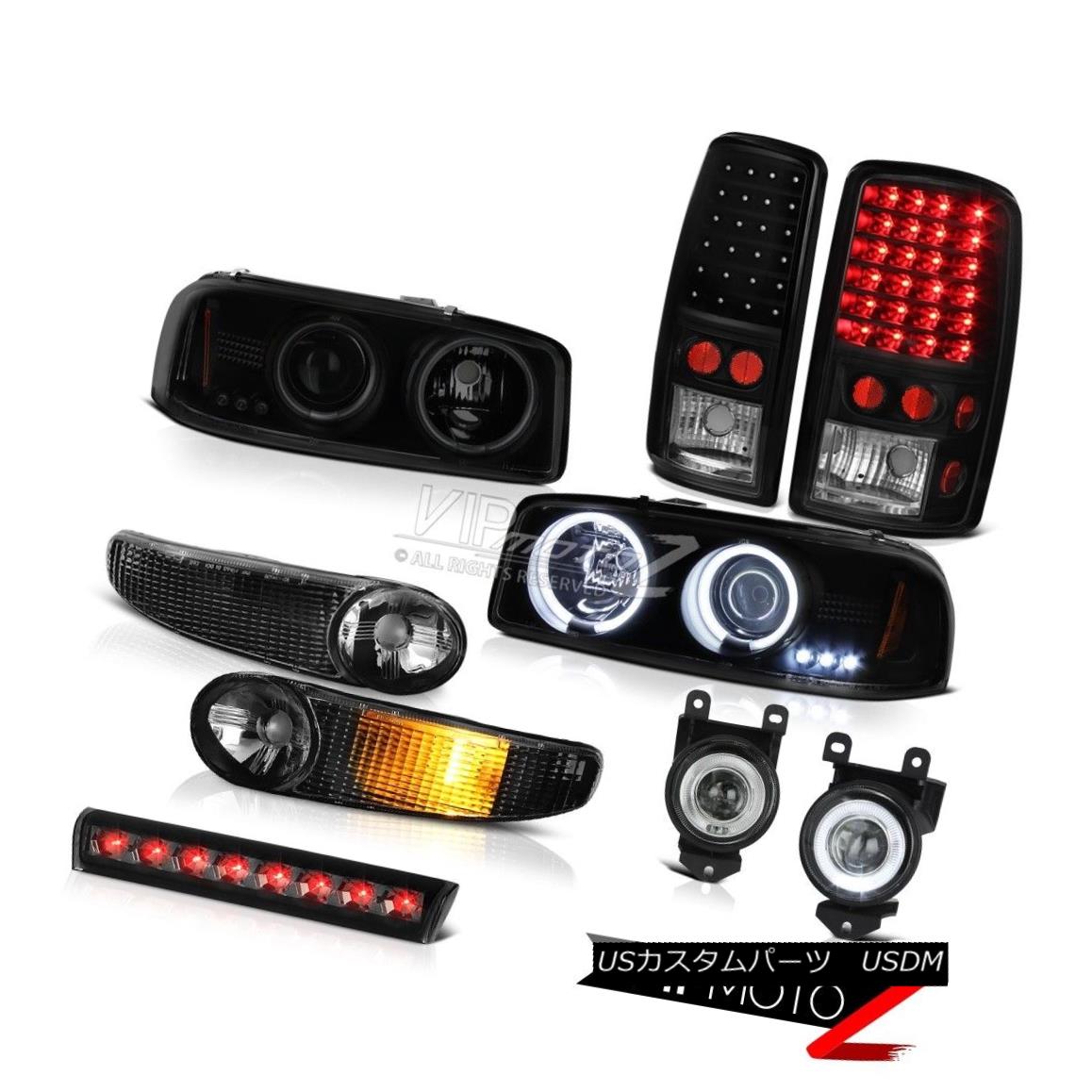 ヘッドライト 01-06 Yukon CCFL Projector Signal Bumper Tail Lights Yellow Foglights 3rd Brake 01-06ユーコンCCFLプロジェクター信号バンパーテールライトイエローフォグライト第3ブレーキ 【並行輸入品】