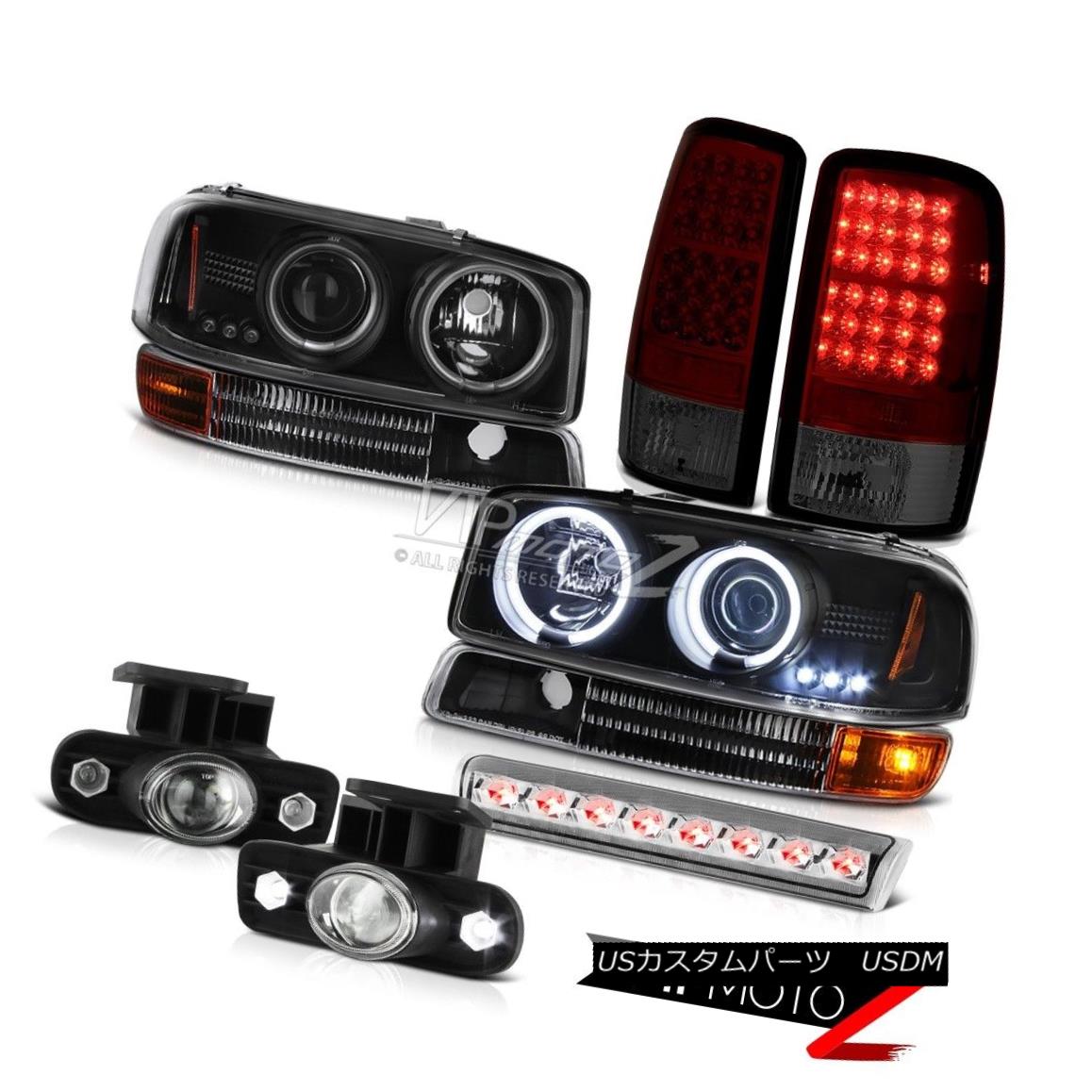 ヘッドライト CCFL Halo Black Headlights Signal SMD LED Brake Lamps FogLights 00-06 Yukon SLE CCFL Halo Blackヘッドライト信号SMD LEDブレーキランプFogLights 00-06ユーコンSLE 【並行輸入品】