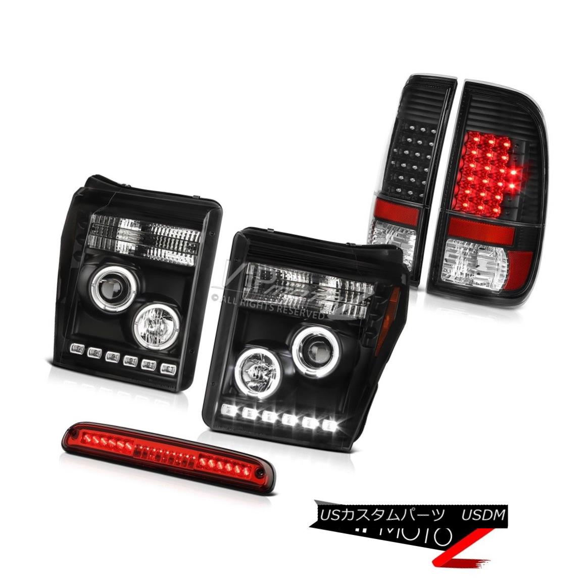 ヘッドライト 11-16 Ford F-250 Supderduty Roof Brake Lamp Infinity Black Tail Lamps Headlamps 11-16フォードF-250スーパーデューティールーフブレーキランプインフィニティブラックテールランプヘッドランプ 【並行輸入品】