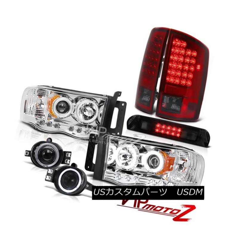 ヘッドライト Halo CCFL Headlamps LED Brake Projector Fog Lights High Cargo 2002-2005 Ram Hemi Halo CCFLヘッドランプLEDブレーキプロジェクターフォグライト高貨物2002-2005 Ram Hemi 【並行輸入品】