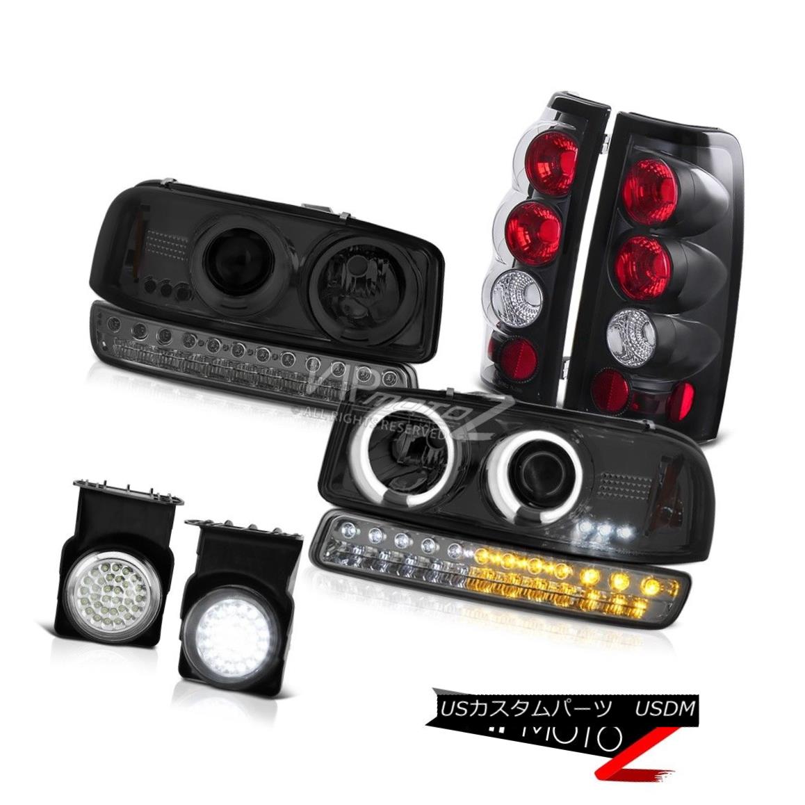ヘッドライト 2003-2006 Sierra 1500 Fog Lights Tail Brake Smokey Parking Light CCFL Headlamps 2003-2006シエラ1500フォグライトテールブレーキスモーキーパーキングライトCCFLヘッドランプ 【並行輸入品】