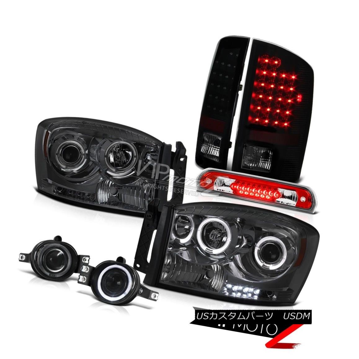 ヘッドライト Smoke Projector Brake Tail Lights LED Glass Fog Third Cargo 2006 Dodge Ram SLT 煙プロジェクターブレーキテールライトLEDガラス霧第三貨物2006ドッジラムSLT 【並行輸入品】