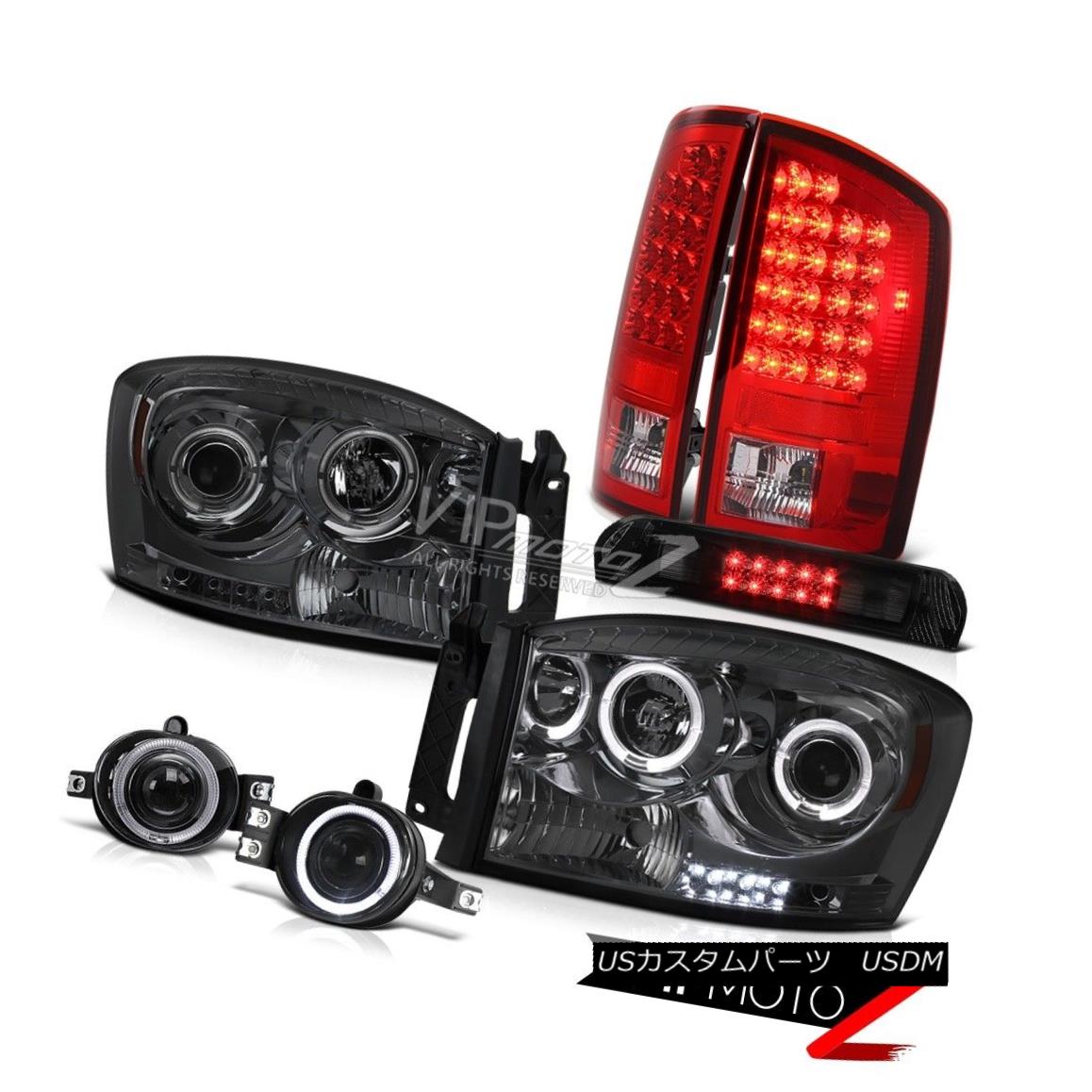 ヘッドライト Halo Rim Headlights LED Signal Taillamps Projector Foglights 3rd 06 Dodge Ram WS Halo RimヘッドライトLEDシグナルテールランププロジェクターフォグライト3rd 06 Dodge Ram WS 【並行輸入品】