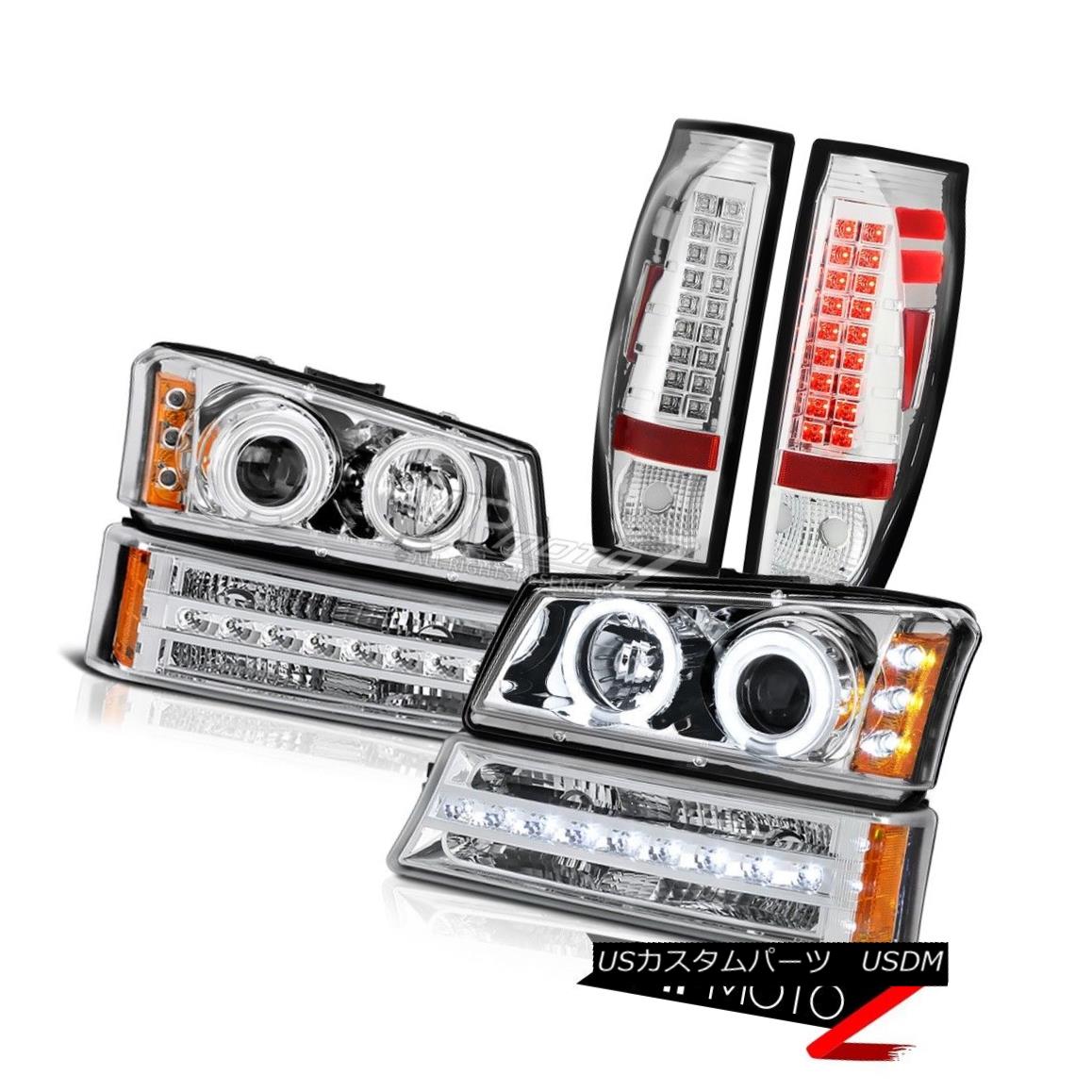 ヘッドライト 03-06 Chevy Avalanche 1500 Euro Clear Tail Lights Parking Lamp Headlights SMD 03-06 Chevy Avalanche 1500ユーロクリアテールライトパーキングランプヘッドライトSMD 【並行輸入品】