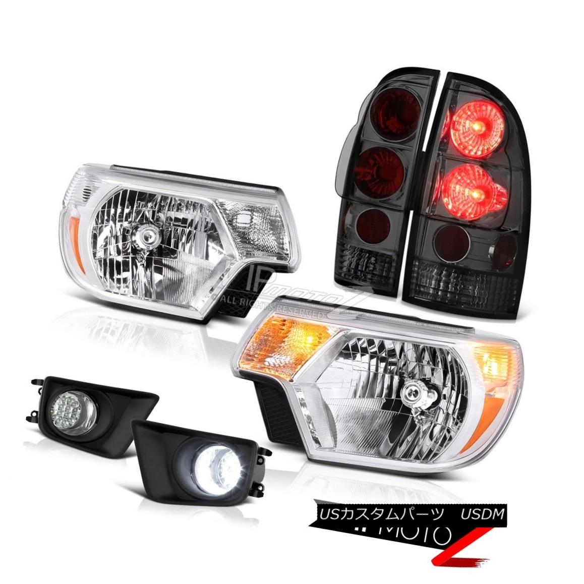 ヘッドライト 12 13 14 15 Toyota Tacoma PreRunner Chrome fog lights headlamps dark smoke tail 12 13 14 15トヨタタコマPreRunnerクロームフォグライトヘッドランプダークスモールテール 【並行輸入品】
