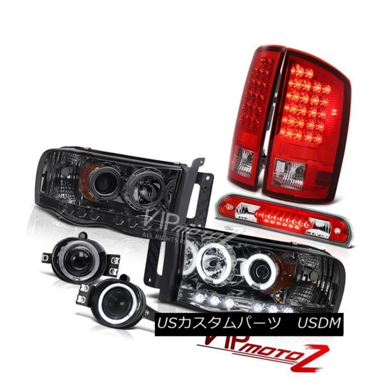 ヘッドライト 02 03 04 05 Ram WS Halo Headlights LED Tail Lights Projector Fog Red Third Brake 02 03 04 05 Ram WS HaloヘッドライトLEDテールライトプロジェクターフォグレッド第3ブレーキ 【並行輸入品】