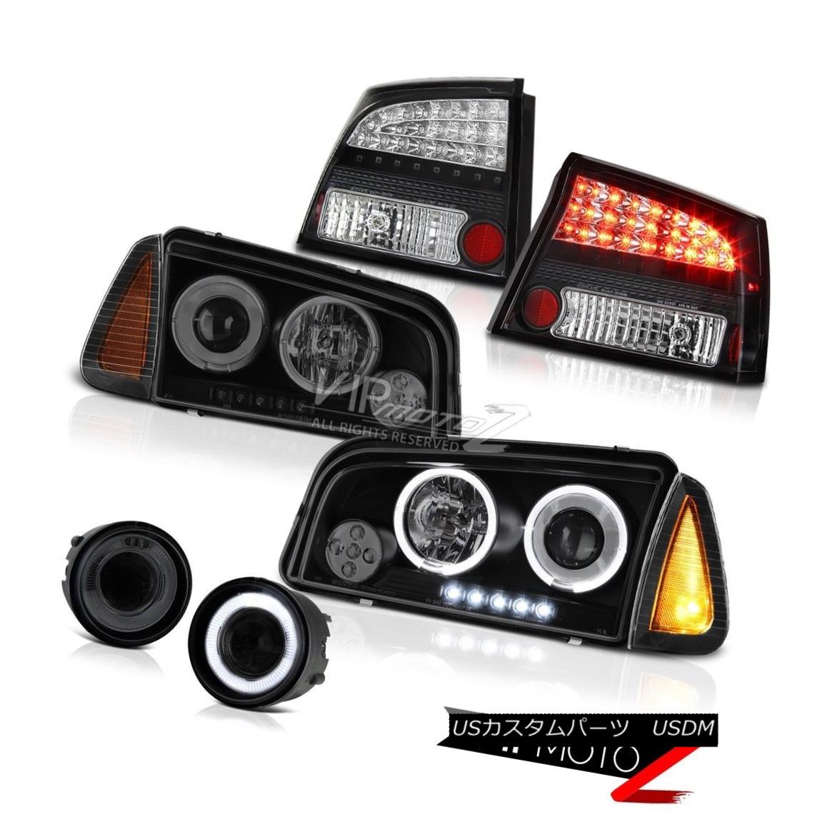 ヘッドライト 06-08 Dodge Charger SRT8 Smoked foglamps tail lamps corner light headlamps SMD 06-08ダッジチャージャーSRT8スモークフォグランプテールランプコーナーライトヘッドランプSMD 【並行輸入品】