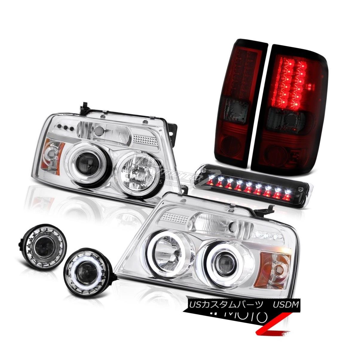 ヘッドライト 06-08 Ford F150 XL Fog Lamps Roof Brake Light Headlamps Tail CCFL Halo Brightest 06-08 Ford F150 XLフォグランプルーフブレーキライトヘッドランプテールCCFL Halo Brightest 【並行輸入品】