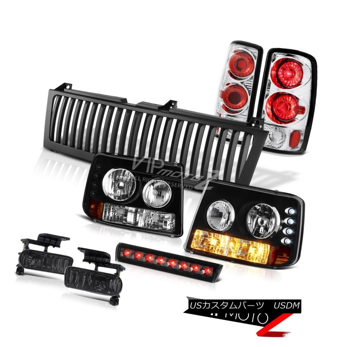 ヘッドライト Black Headlights Rear Signal TaiLamps Smoke Fog 3rd Brake LED 00-06 Chevy Tahoe ブラックヘッドライトリアシグナルタイランプ煙霧第3ブレーキLED 00-06 Chevy Tahoe 【並行輸入品】