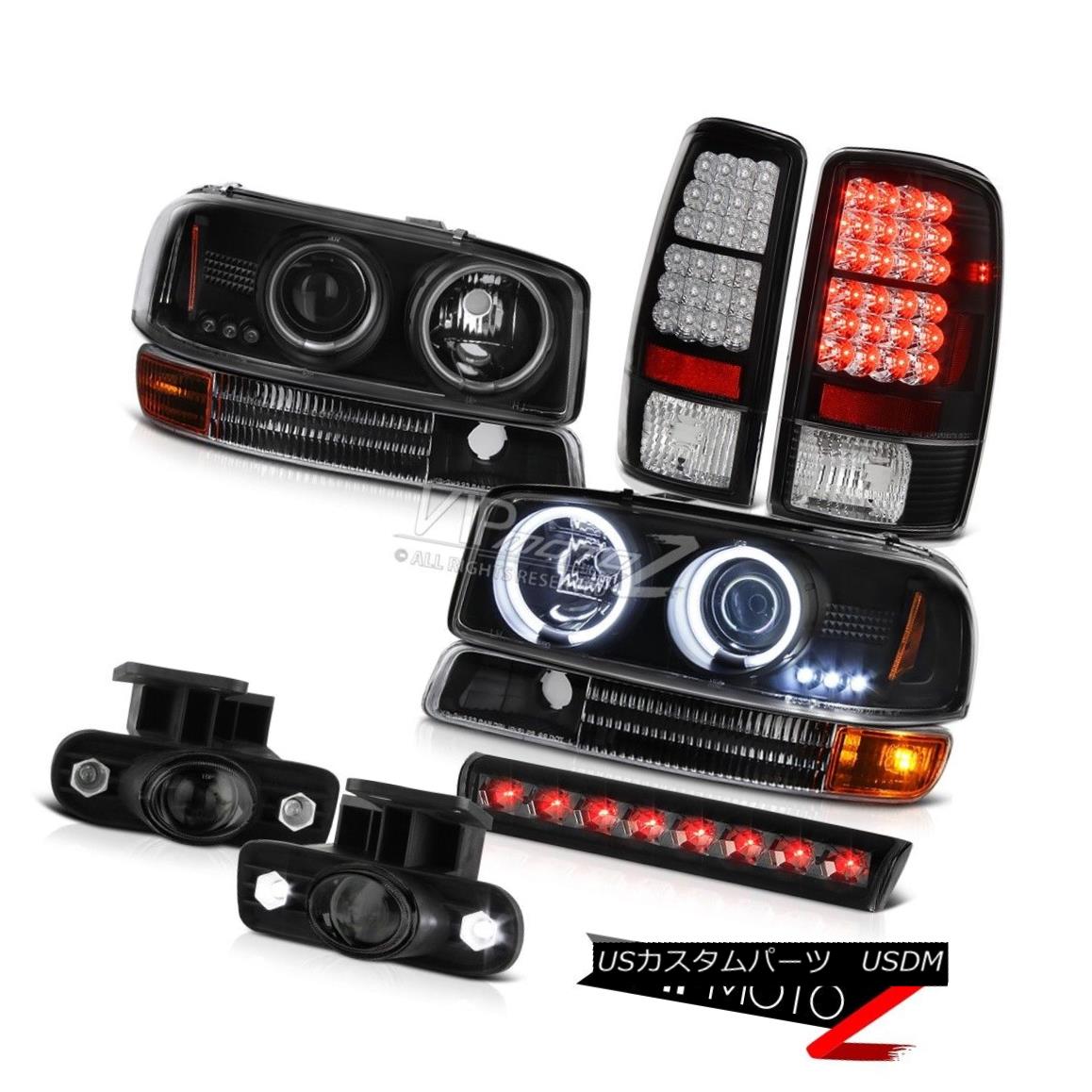 ヘッドライト 00-06 Yukon 5.3L C.C.F.L Angel Eye Headlight LED Tail Lights FogLights High Stop 00-06ユーコン5.3L C.C.F.LエンジェルアイヘッドライトLEDテールライトフォグライトハイストップ 【並行輸入品】