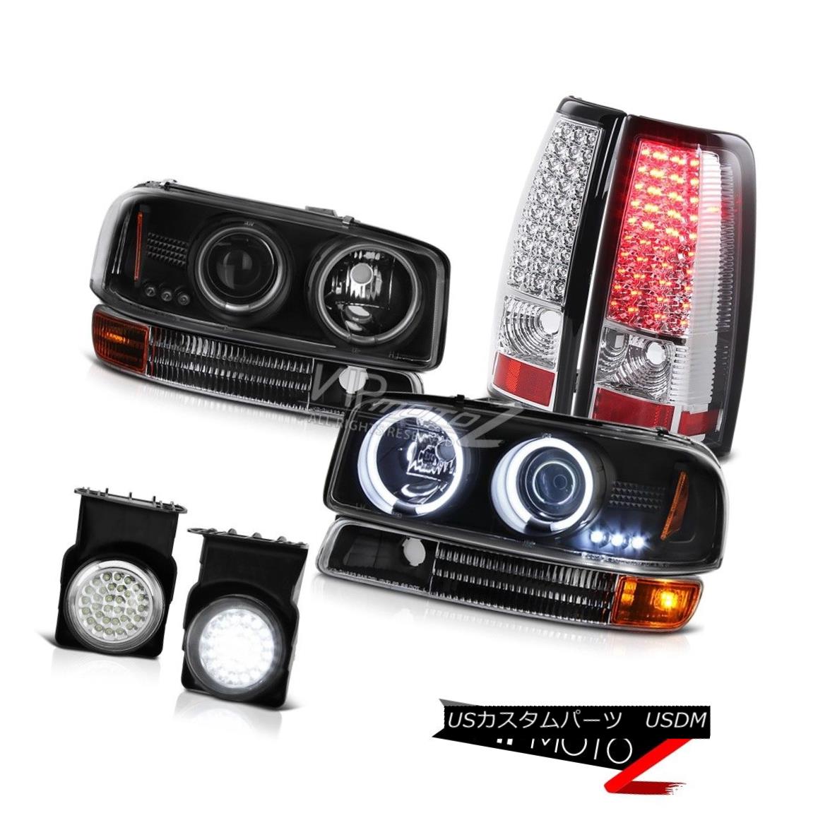 ヘッドライト CCFL Halo Headlight Bumper LED Bulb Tail Lights Surface Fog 04-06 Sierra 2500HD CCFL HaloヘッドライトバンパーLEDバルブテールライトサーフェスフォグ04-06 Sierra 2500HD 【並行輸入品】