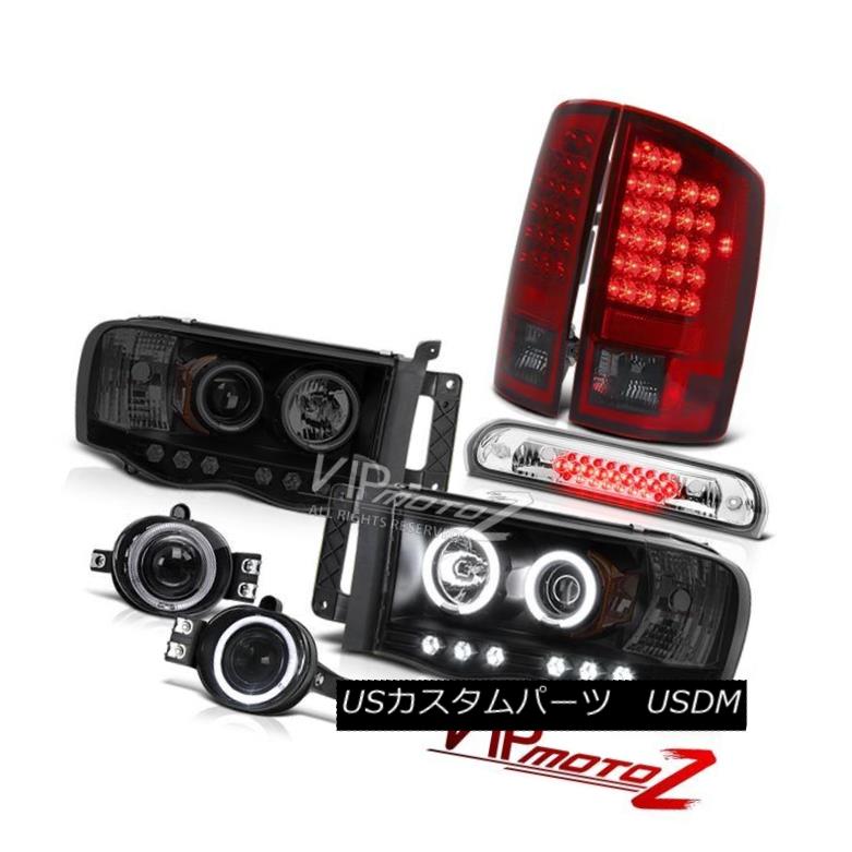 ヘッドライト 2002-2005 Ram Hemi CCFL Halo Headlamps LED Bulbs Tail Lamps Chrome Fog 3rd Brake 2002-2005 Ram Hemi CCFL HaloヘッドランプLED電球テールランプクロムフォグ3rdブレーキ 【並行輸入品】