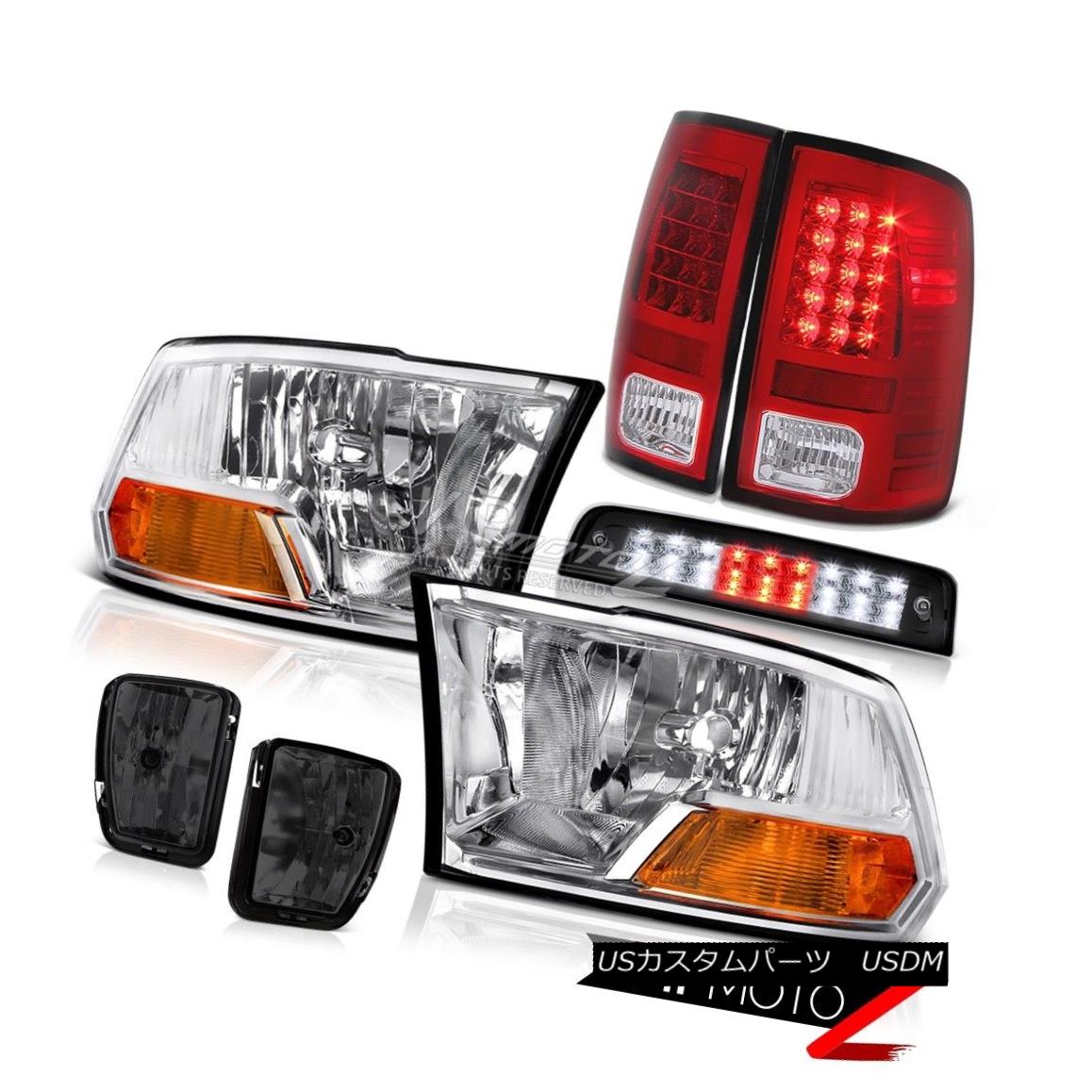 ヘッドライト 13-16 Ram 1500 Outdoorman Black Roof Cab Lamp Fog Lamps Red Rear Brake Headlamps 13-16ラム1500アウトドアマンブラックルーフキャブランプフォグランプレッドリアブレーキヘッドランプ 【並行輸入品】