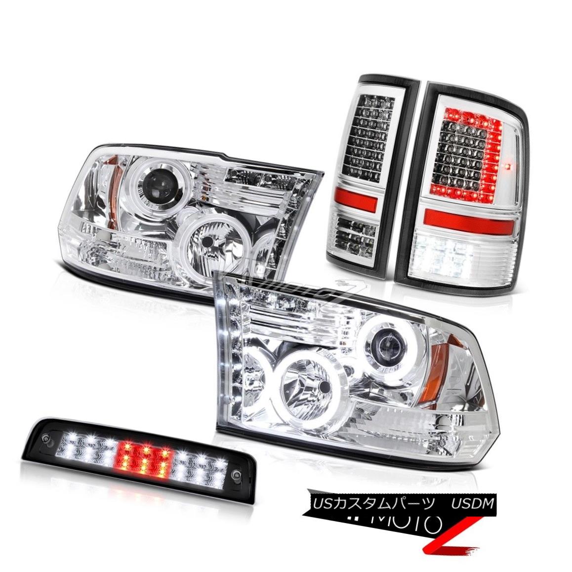 ヘッドライト 09-17 Dodge RAM 1500 Brake Light Led Tail Projector Headlamp Replacement PAIR 09-17 Dodge RAM 1500ブレーキライトLedテールプロジェクターヘッドランプ交換ペア 【並行輸入品】
