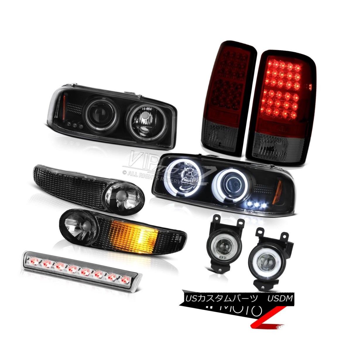 ヘッドライト Halo Headlight 01-06 Yukon Denali Bumper LED Rear Brake Light Fog Lamp Cargo LED Haloヘッドライト01-06ユーコンデナリバンパーLEDリアブレーキライトフォグランプ貨物LED 【並行輸入品】