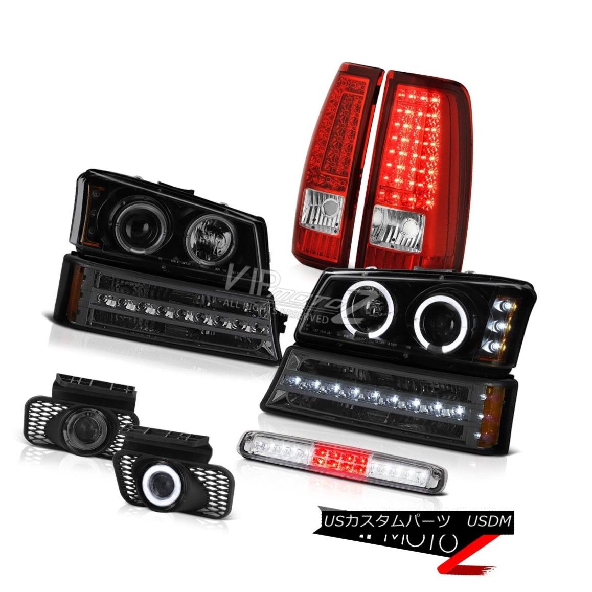 ヘッドライト 03-06 Chevy Silverado High Stop Light Foglamps Taillamps Parking Headlights LED 03-06 Chevy SilveradoハイストップライトフォグランプタイルランプパーキングヘッドライトLED 【並行輸入品】