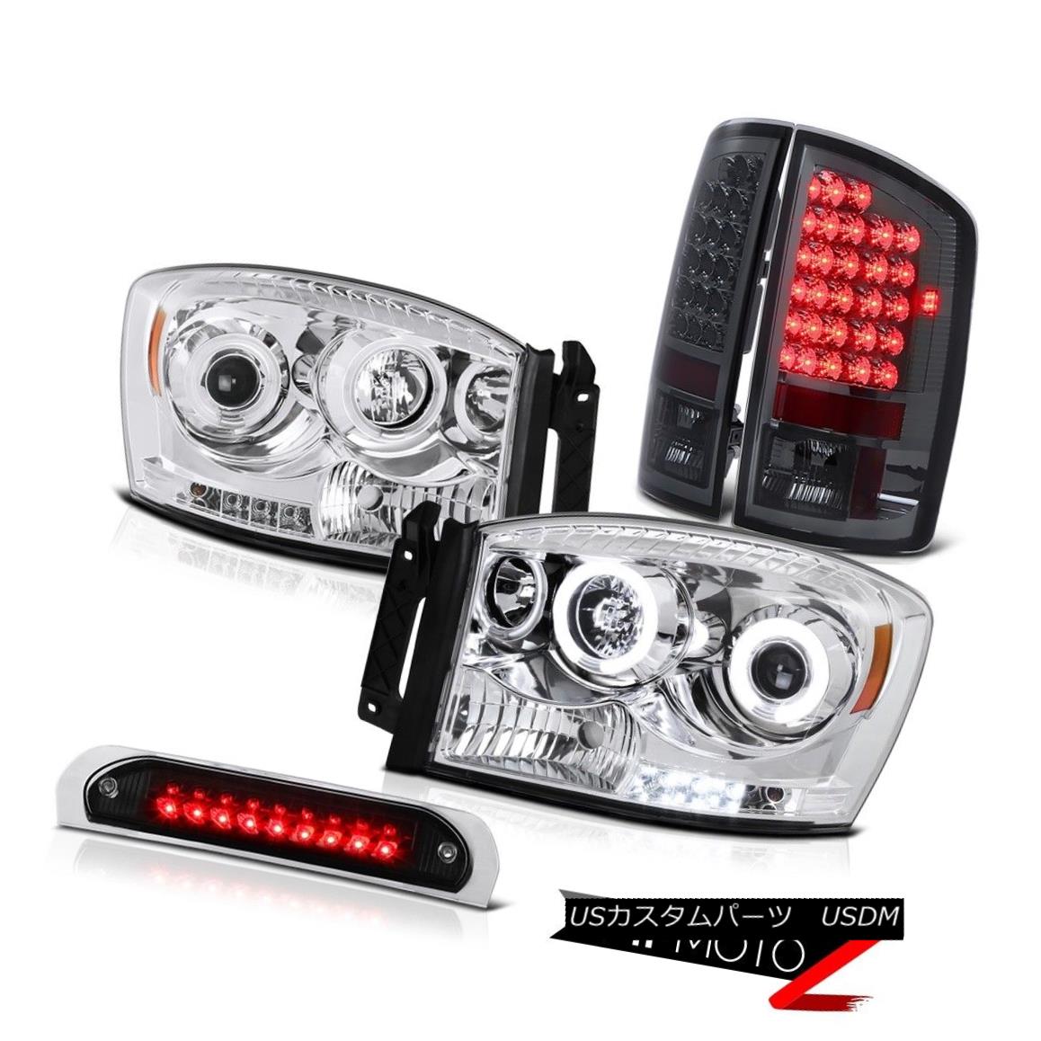 ヘッドライト Brightest CCFL Ring Headlights LED Brake Tail Lights Roof Cargo 2007 2008 Ram ST 最も明るいCCFLリングヘッドライトLEDブレーキテールライトRoof Cargo 2007 2008 Ram ST 【並行輸入品】