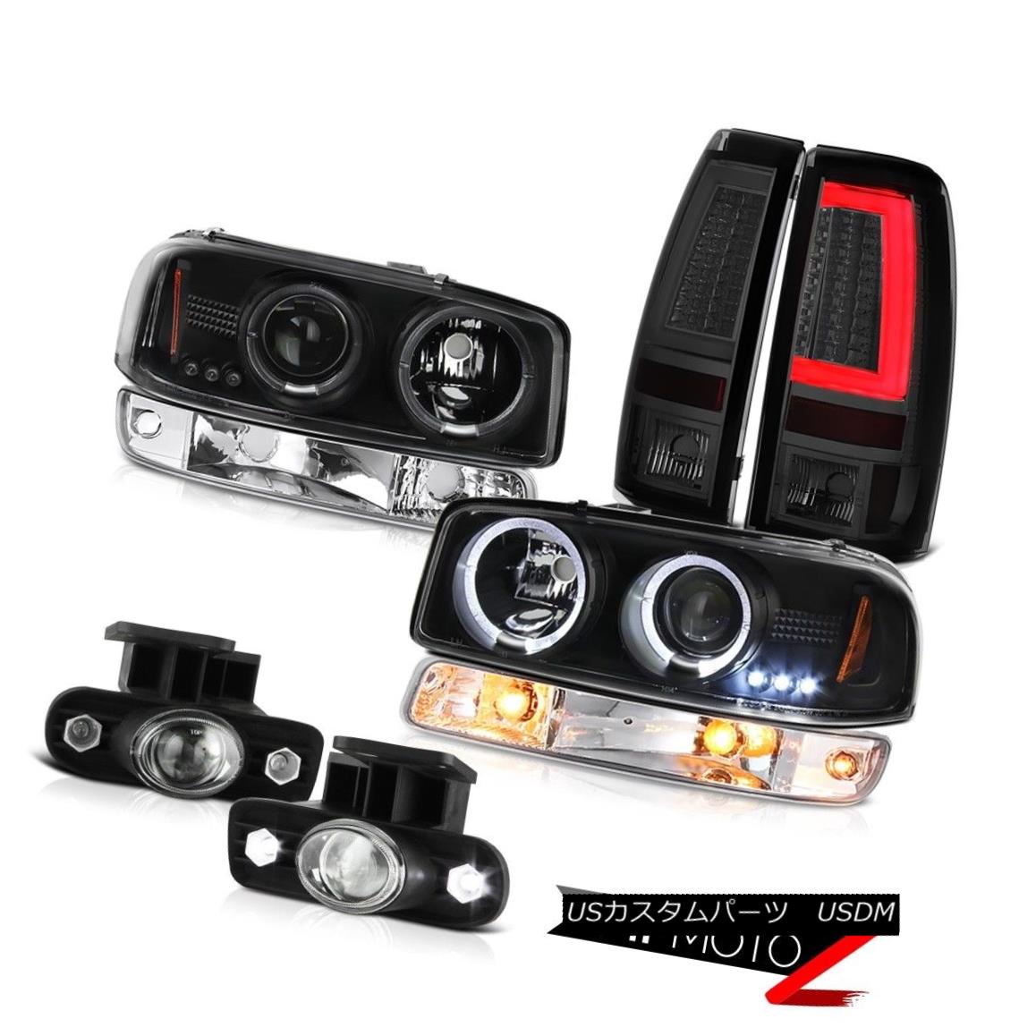 ヘッドライト 99-02 Sierra 5.3L Tail Brake Lamps Parking Lamp Fog Headlamps Crystal Lens LED 99-02 Sierra 5.3LテールブレーキランプパーキングランプフォグヘッドランプクリスタルレンズLED 【並行輸入品】