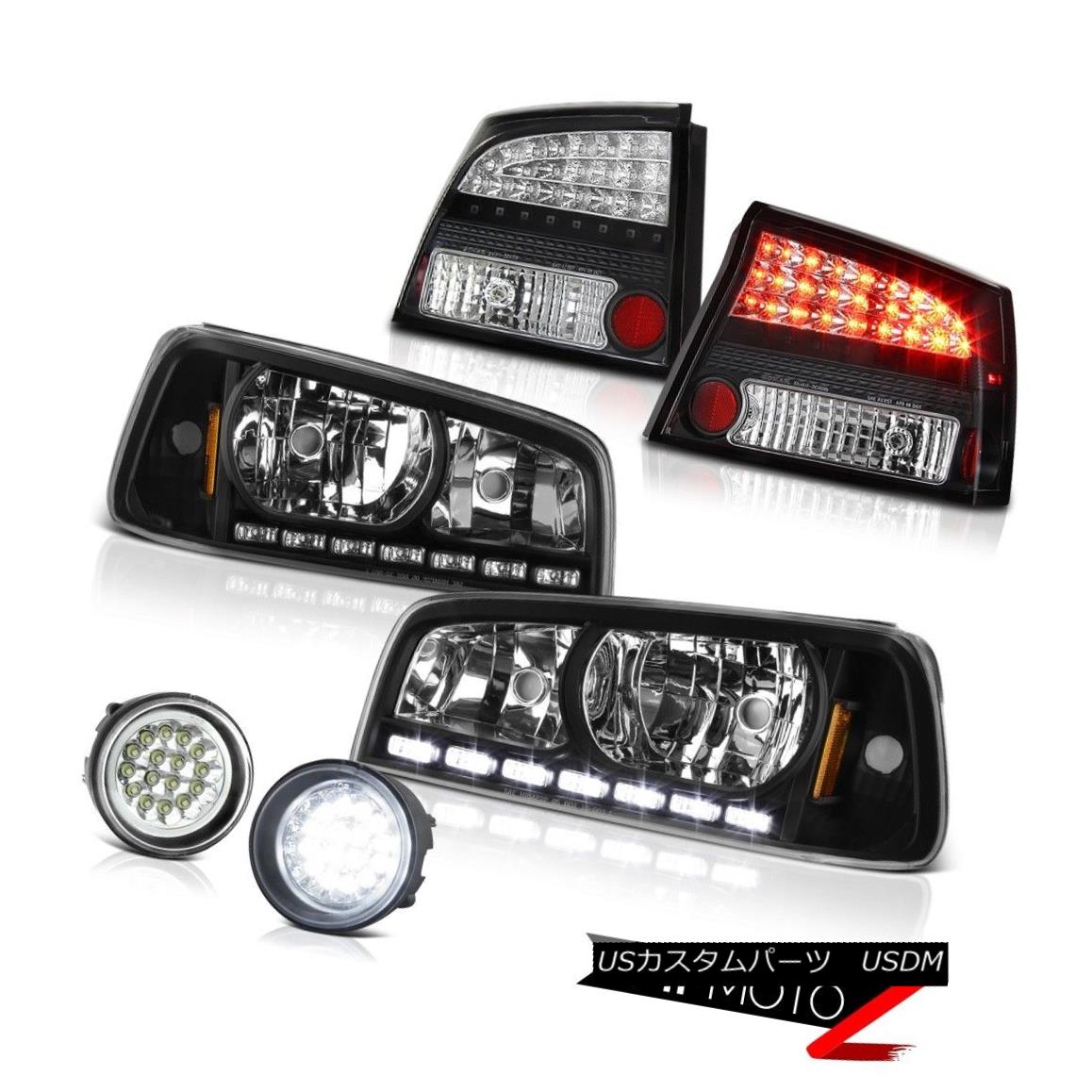 ヘッドライト 06 07 08 Charger RT Black Headlight Headlamps SMD Tail Lights LED Bumper Foglamp 06 07 08充電器RTブラックヘッドライトヘッドランプSMDテールライトLEDバンパーフォグランプ 【並行輸入品】