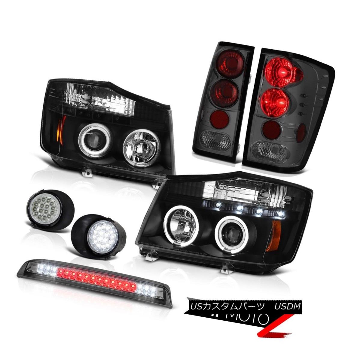 ヘッドライト For 2004-2015 Titan LE Halo Pro HeadLamp Tail Light SMD LED Fog Roof Brake Cargo 2004年?2015年Titan LE Halo ProヘッドランプテールライトSMD LEDフォグルーフブレーキカーゴ 【並行輸入品】