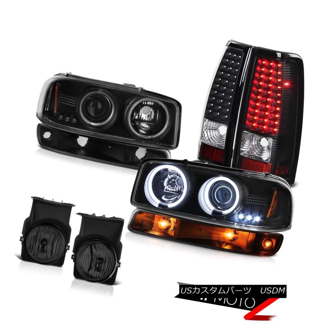 ヘッドライト 2003-2006 Sierra 2500 Smoked fog lamps smd tail brake turn signal ccfl Headlamps 2003-2006 Sierra 2500スモークフォグランプsmdテールブレーキターンシグナルccflヘッドランプ 【並行輸入品】