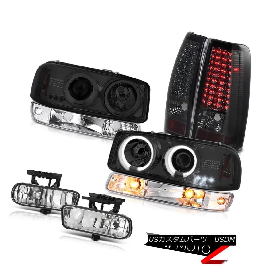 ヘッドライト 99-02 Sierra 4.3L Fog lights smokey rear led brake signal light ccfl Headlights 99-02シエラ4.3Lフォグライトスモーリアブレーキ信号ライトccflヘッドライト 【並行輸入品】