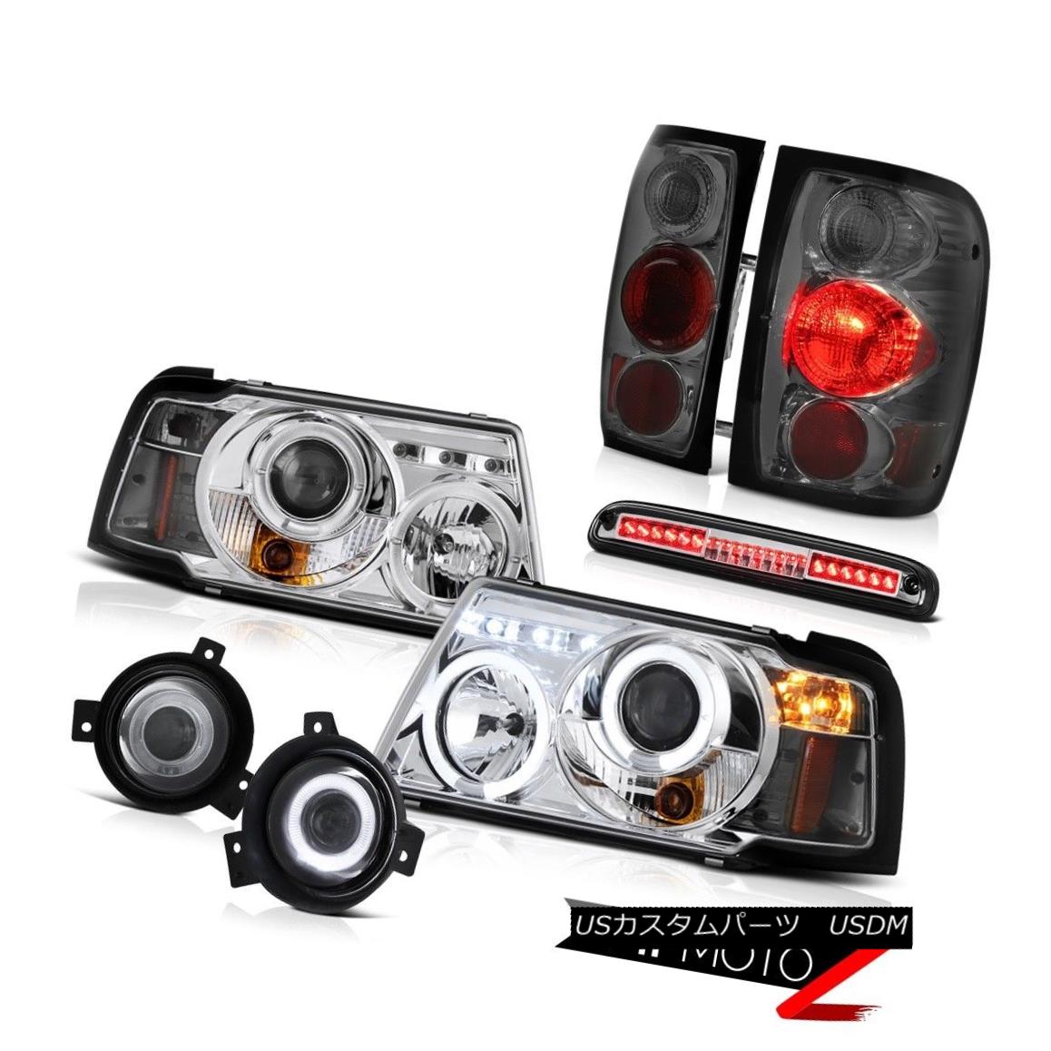 ヘッドライト 2001-2003 Ford Ranger XLT L.E.D Halo Headlight Tail Lamp LED Foglights Roof Stop 2001-2003フォードレンジャーXLT L.E.DハローヘッドライトテールランプLEDフォグライトルーフストップ 【並行輸入品】
