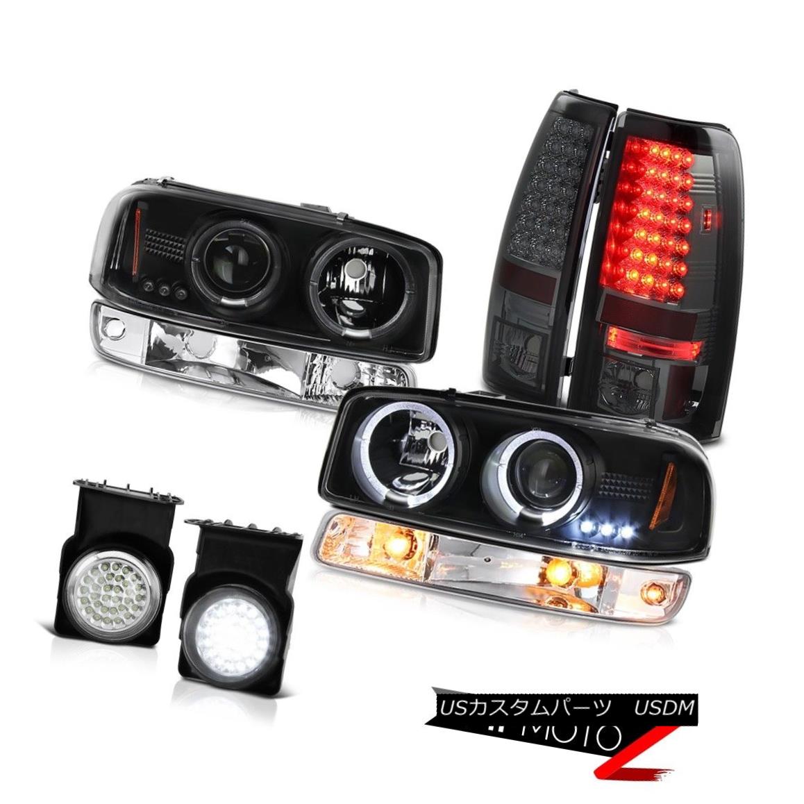 ヘッドライト 2003-2006 Sierra SLT Euro clear fog lamps smoked led tail signal lamp Headlamps 2003-2006シエラSLTユーロクリアフォグランプスモークテールシグナルランプヘッドランプ 【並行輸入品】