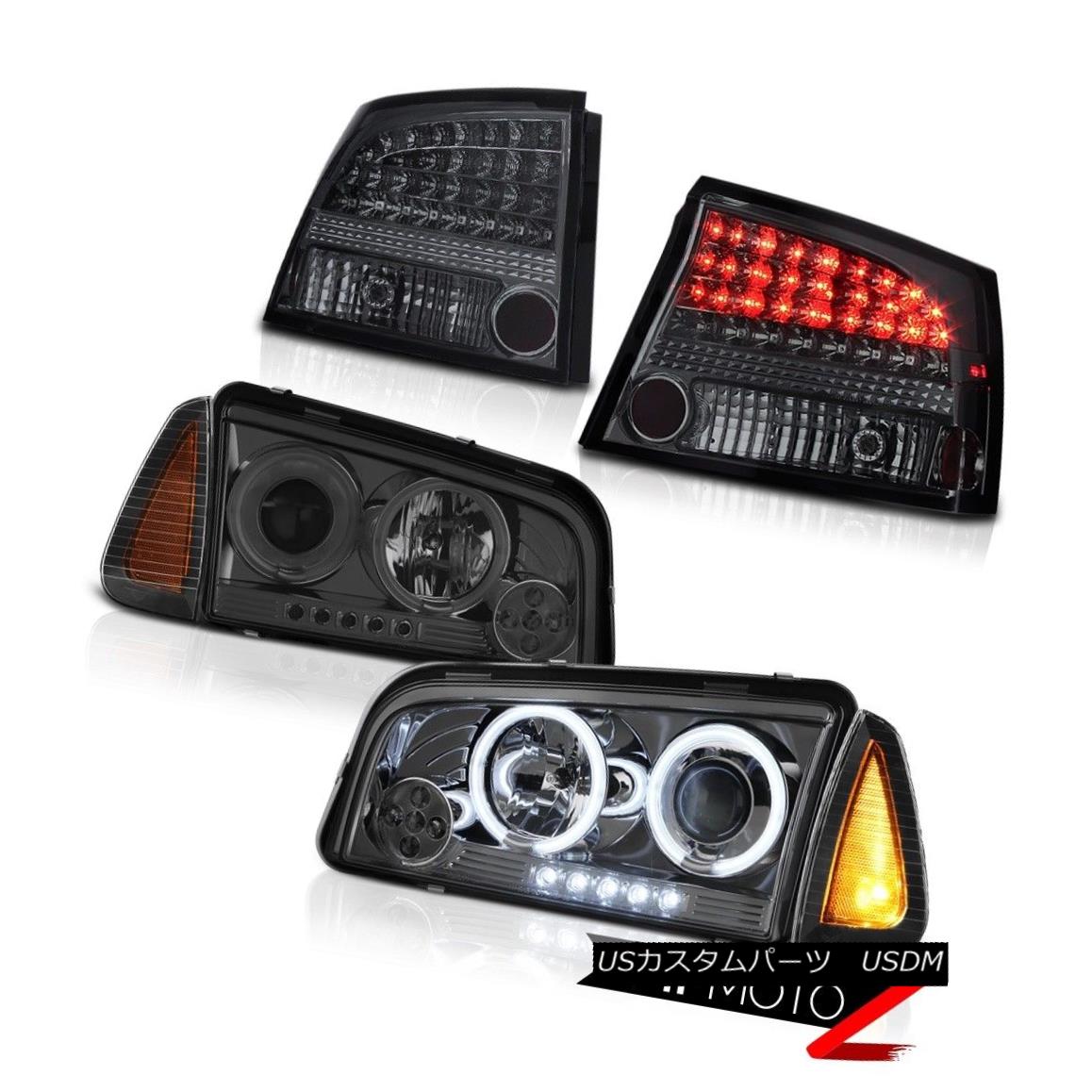 ヘッドライト 06 07 08 Dodge Charger SRT8 Tail brake lights inky black turn signal headlamps 06 07 08ダッジ・チャージャーSRT8テール・ブレーキ・ライト・インキ・ブラック・ターン・シグナル・ヘッドランプ 【並行輸入品】