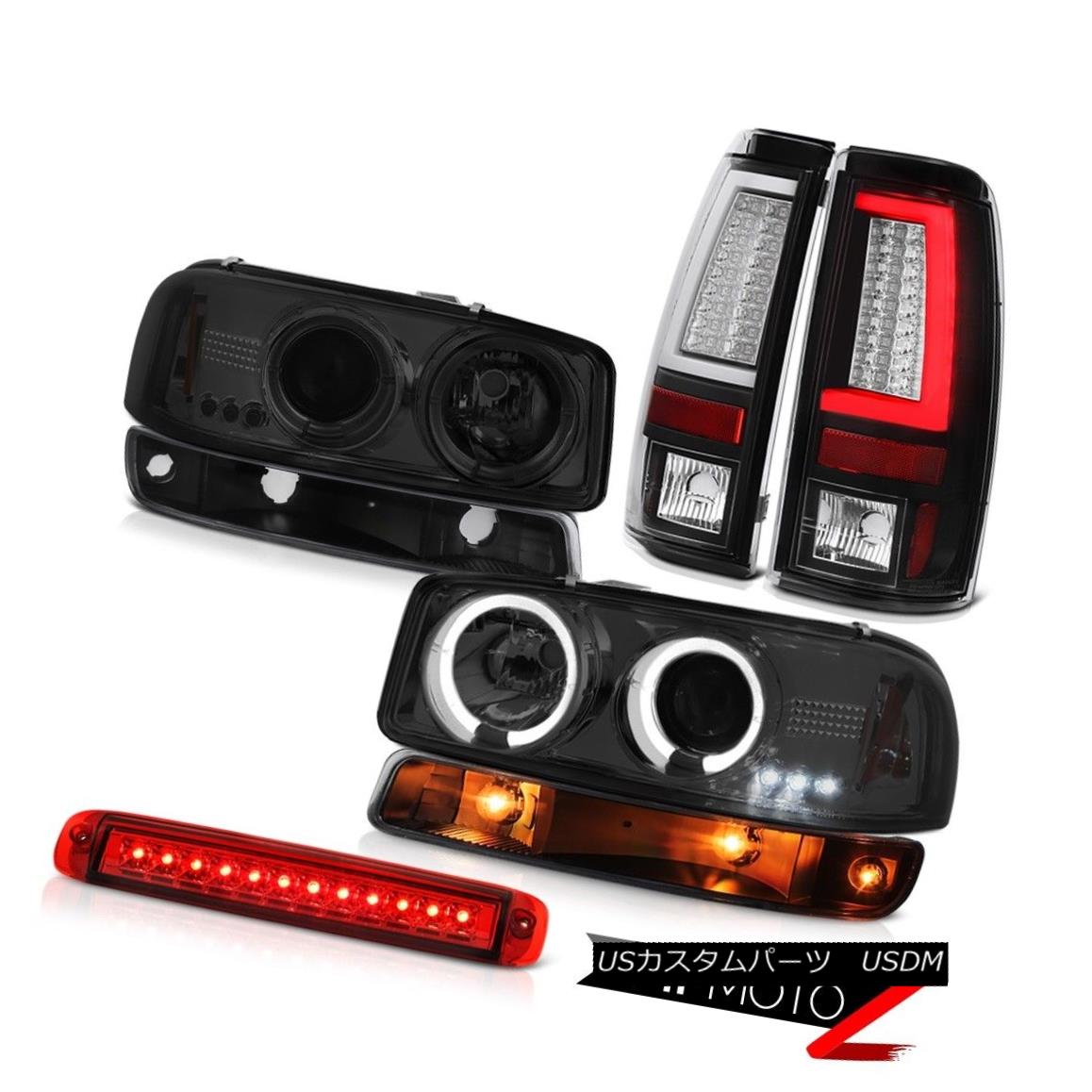 ヘッドライト 99-06 Sierra SL Tail Lamps 3RD Brake Light Bumper Smoked Headlights Tron Tube 99-06シエラSLテールランプ3RDブレーキライトバンパースモークヘッドライトトロンチューブ 【並行輸入品】