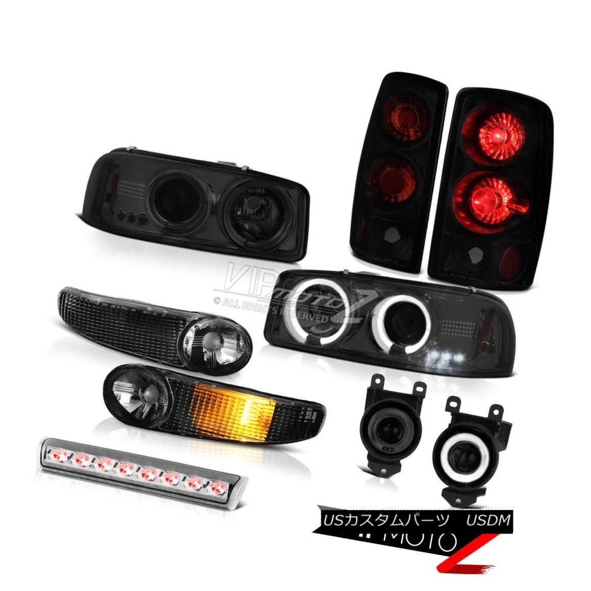 ヘッドライト Halo Headlightsv Parking Darkest Tail Lights Foglight 3rd Brake 01-06 Yukon 6.0L ヘイローヘッドライトパーキングダークテールライトフォグライト3rdブレーキ01-06ユーコン6.0L 【並行輸入品】
