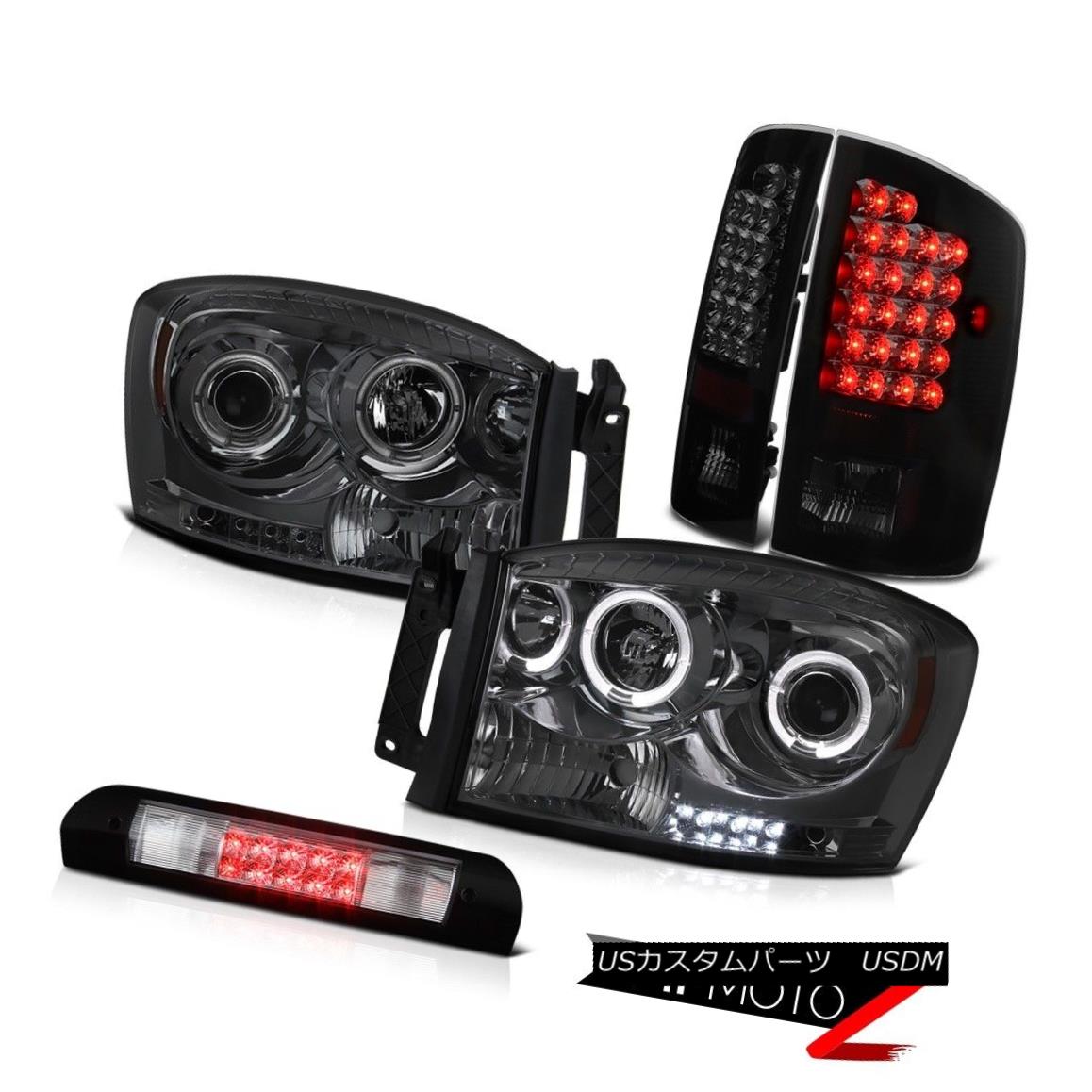 ヘッドライト Headlights Halo DRL LED Signal Bulb Taillights Third Brake Cargo 07 08 Ram WS ヘッドライトHalo DRL LED信号灯台灯台第3ブレーキ貨物07 08 Ram WS 【並行輸入品】