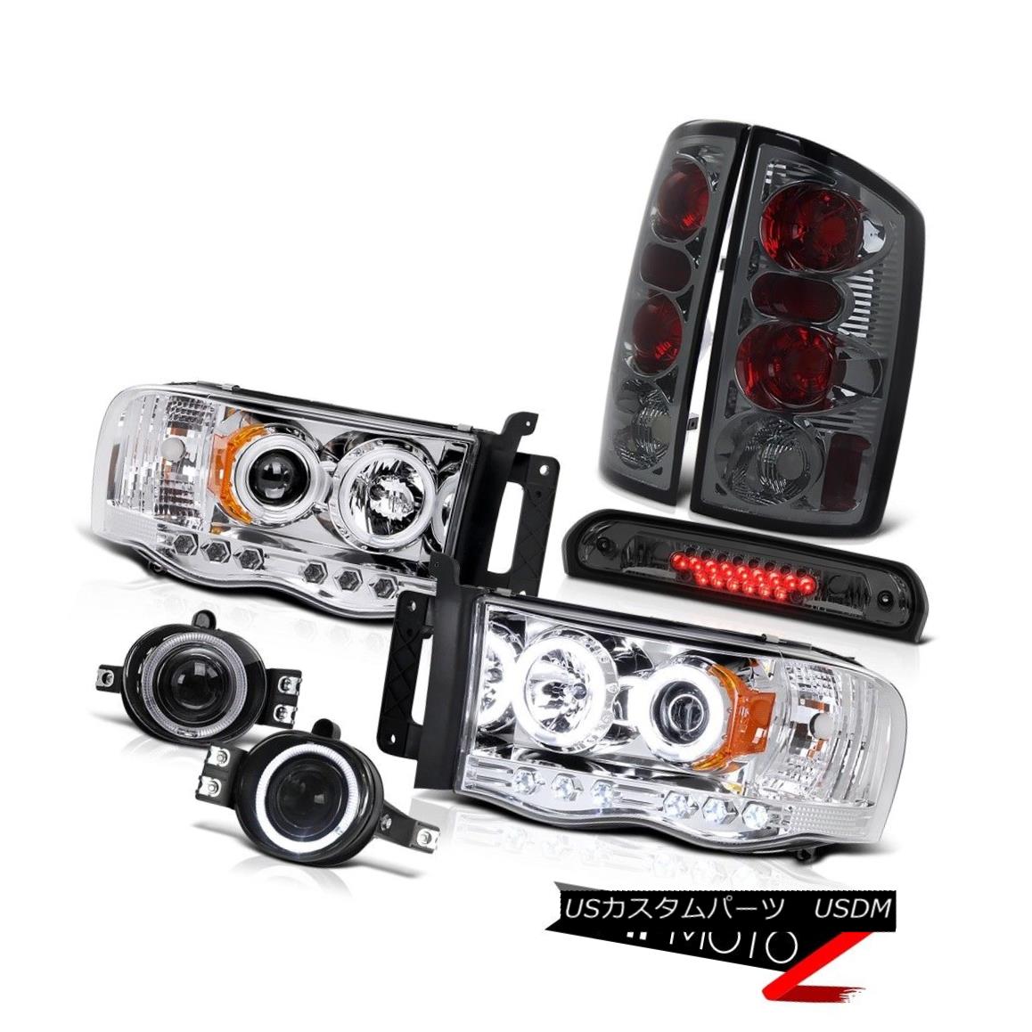 ヘッドライト 02 03 04 05 Ram V8 Headlight Rear Signal Tail Lights Halo Fog Third Brake Cargo 02 03 04 05 Ram V8ヘッドライトリアシグナルテールライトHalo Fog Thirdブレーキカーゴ 【並行輸入品】