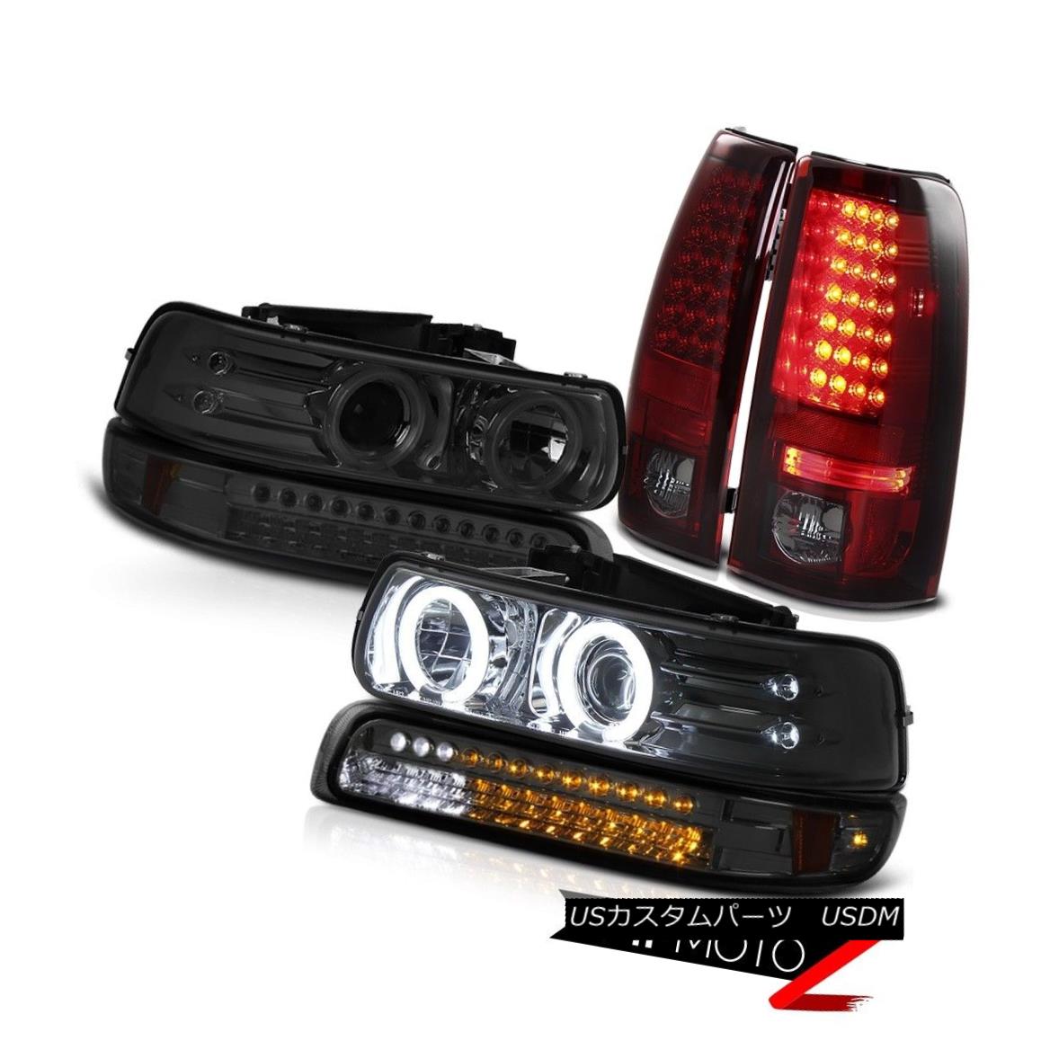 ヘッドライト 1999 2000 2001 2002 Silverado CCFL Angel EYe Headlight LED BRIGHTEST Tail Lights 1999 2000 2001 2002 Silverado CCFL Angel EYeヘッドライトLEDテールライト 【並行輸入品】