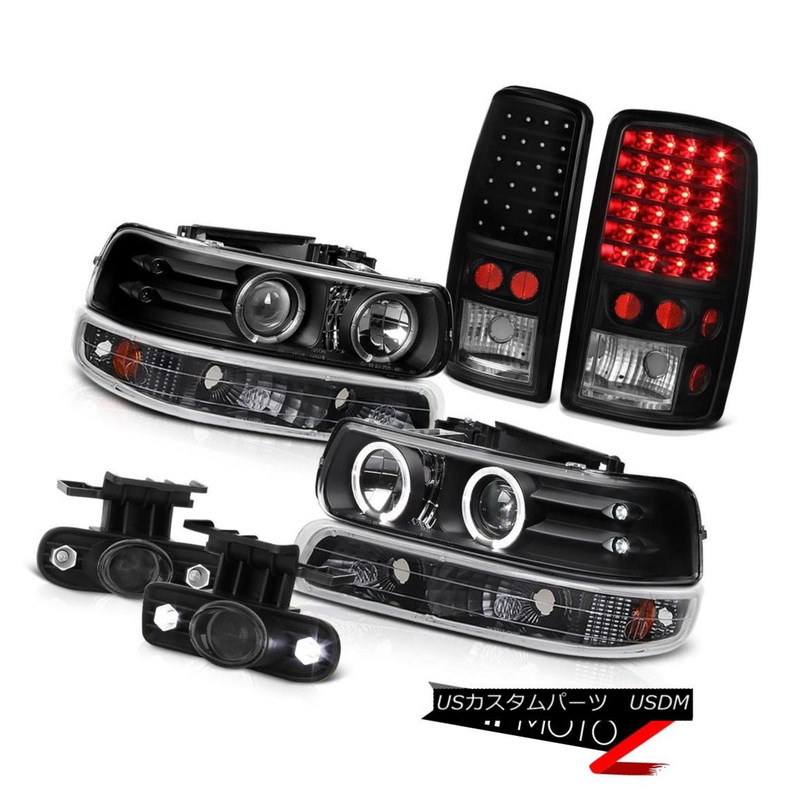 ヘッドライト 00 01 02 03 04 05 06 Suburban 8.1L Halo Projector Headlamps LED Tail Lights Fog 00 01 02 03 04 05 06郊外8.1L HaloプロジェクターヘッドランプLEDテールライトフォグ 【並行輸入品】