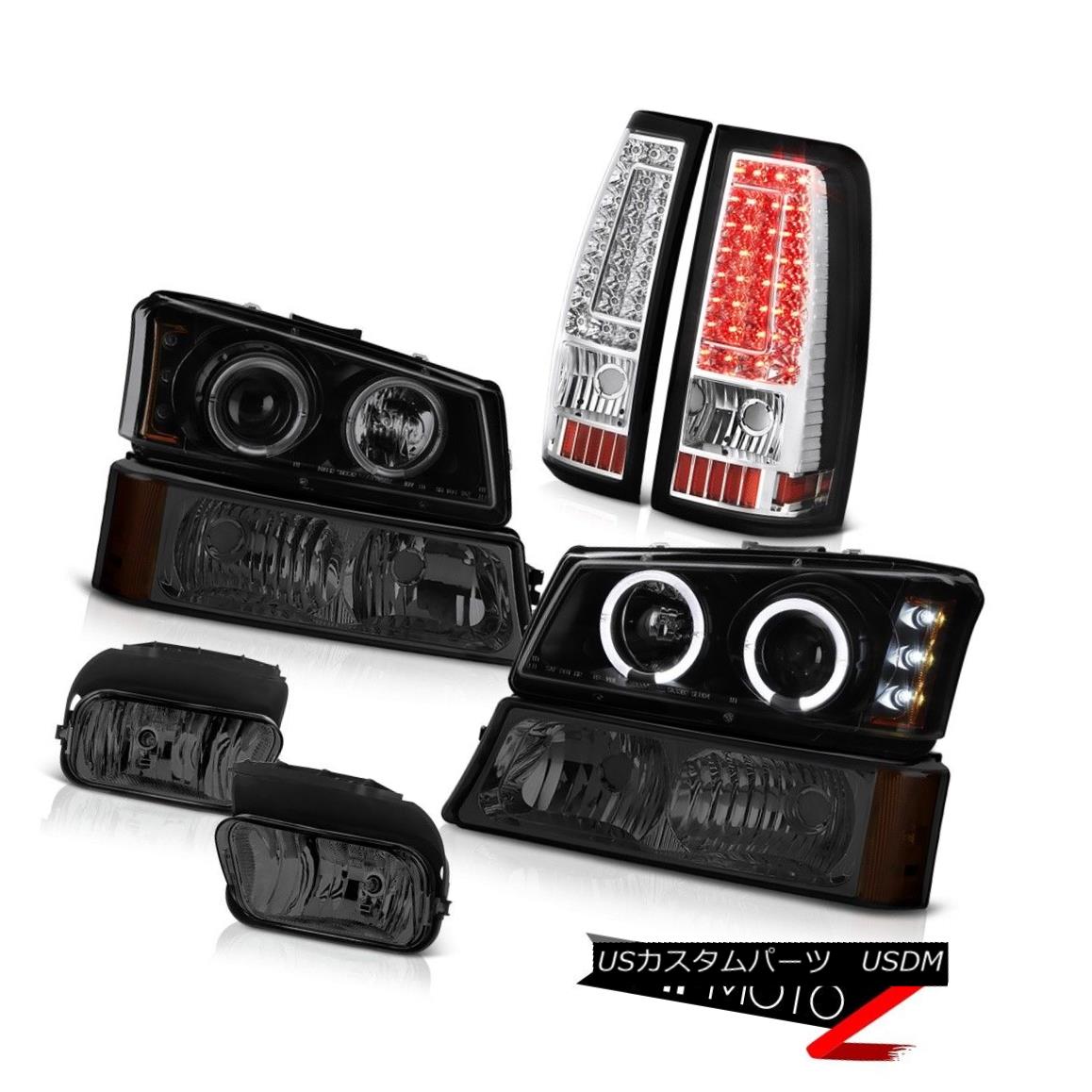 ヘッドライト 03-06 Chevy Silverado Smokey Foglamps Tail Brake Lights Turn Signal Headlights 03-06 Chevy Silveradoスモークフォグランプテールブレーキライトターンシグナルヘッドライト 【並行輸入品】