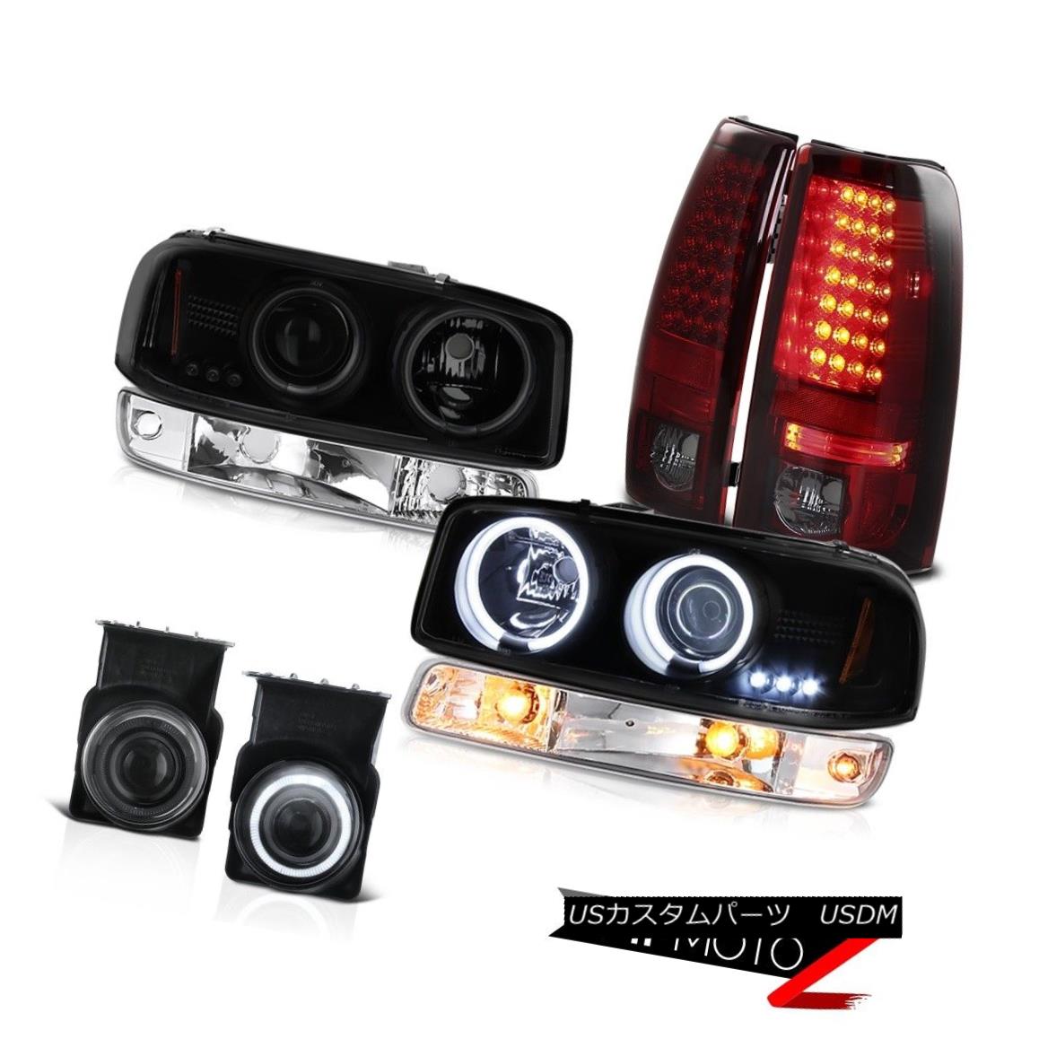 ヘッドライト 2003-2006 Sierra SL Fog lights smokey red smd tail brake signal light Headlights 2003-2006シエラSLフォグライトスモーリーレッドsmdテールブレーキシグナルライトヘッドライト 【並行輸入品】