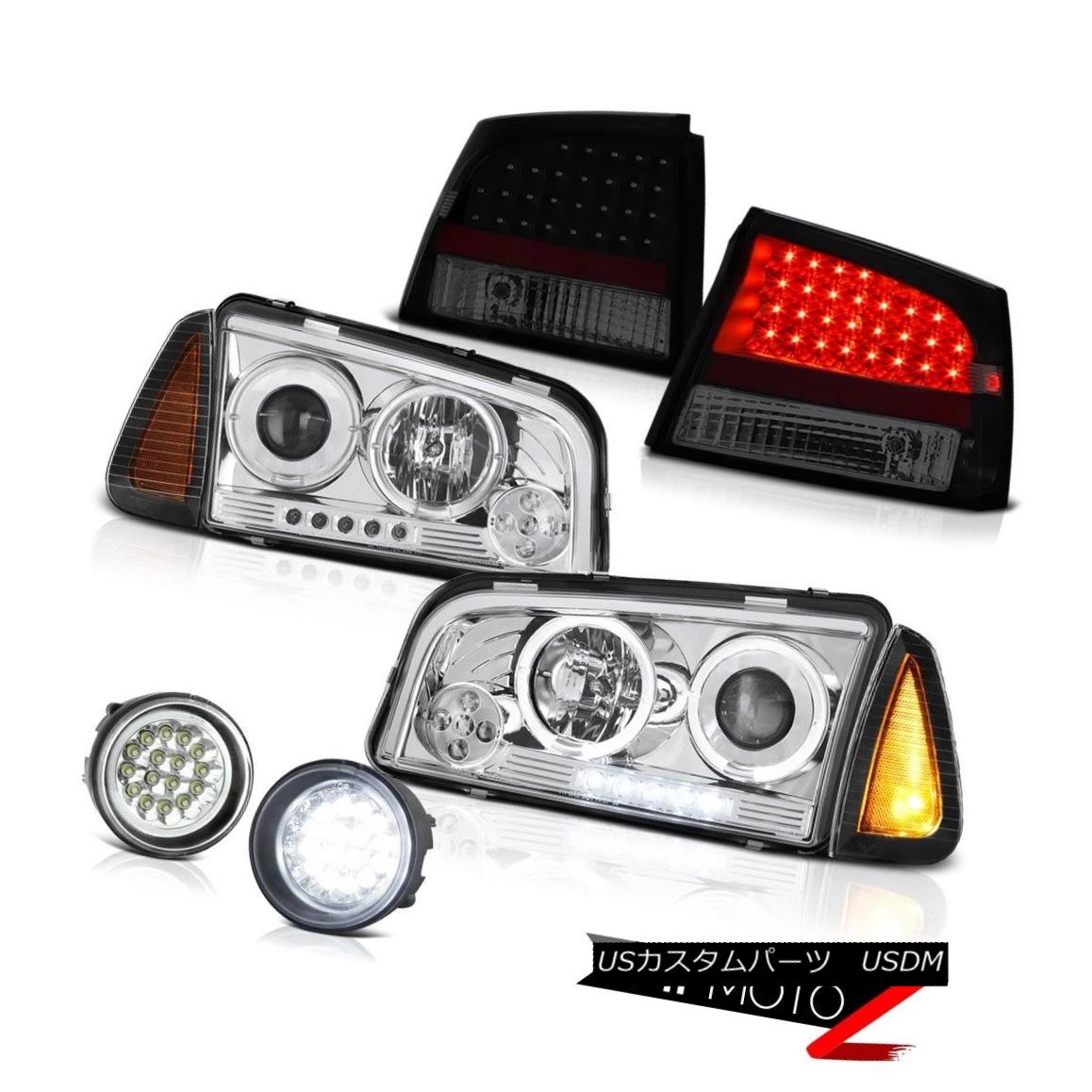 ヘッドライト 06-08 Dodge Charger SE Clear chrome fog lamps rear brake signal light Headlights 06-08ダッジチャージャーSEクリアクロームフォグランプリアブレーキシグナルライトヘッドライト 【並行輸入品】