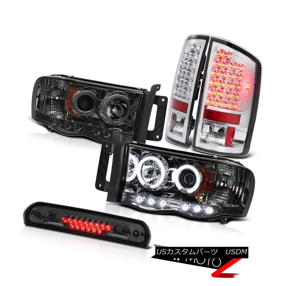 ヘッドライト 2x CCFL Angel Eye Headlights BRIGHTEST LED Tail Lights High Brake 02-05 Ram 1500 2x CCFLエンジェルアイヘッドライトBRIGHTEST LEDテールライトハイブレーキ02-05 Ram 1500 【並行輸入品】