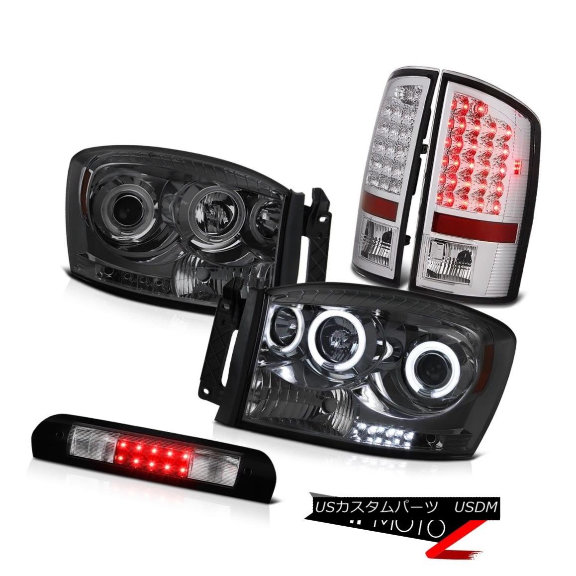 ヘッドライト 2006 Dodge Ram Tinted CCFL Rim Headlight LED Tail Lights Roof Stop Black 2006年ダッジラムCCFLリムヘッドライトLEDテールライトルーフストップブラック 【並行輸入品】 69,333円