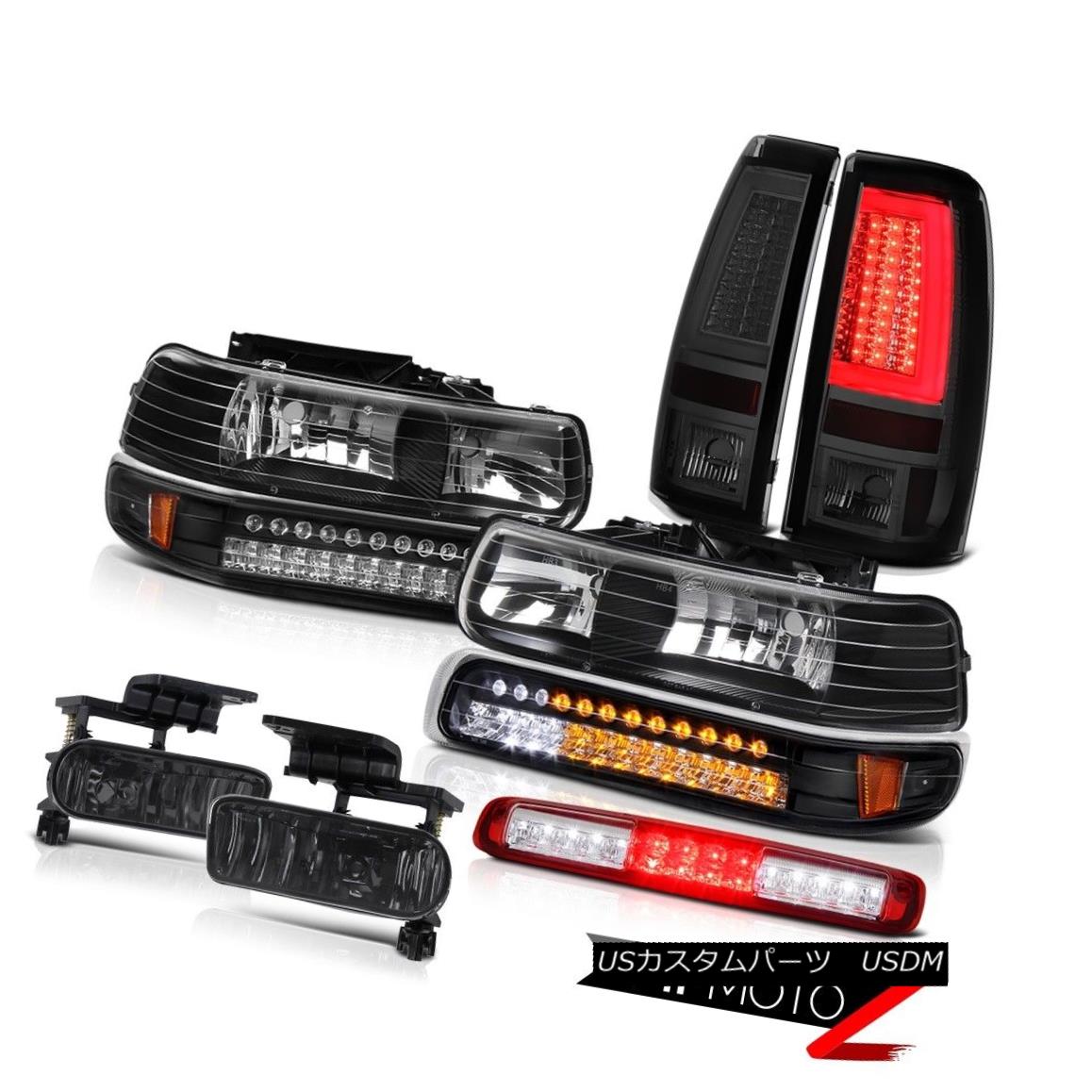 ヘッドライト 1999-2002 Silverado WT Tail Lamps Roof Brake Light Headlamps Fog Crystal Lens 1999-2002 Silverado WTテールランプルーフブレーキライトヘッドランプフォグクリスタルレンズ 【並行輸入品】