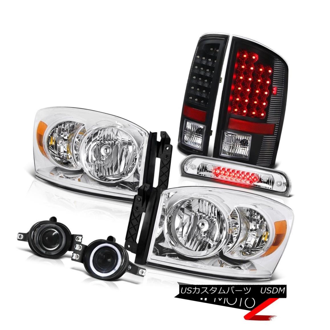 ヘッドライト Clear Headlamps LED Taillights Projector Foglights Roof Stop 2006 Dodge Ram SLT クリアヘッドランプLEDテールライトプロジェクターフォグライトルーフストップ2006 Dodge Ram SLT 【並行輸入品】