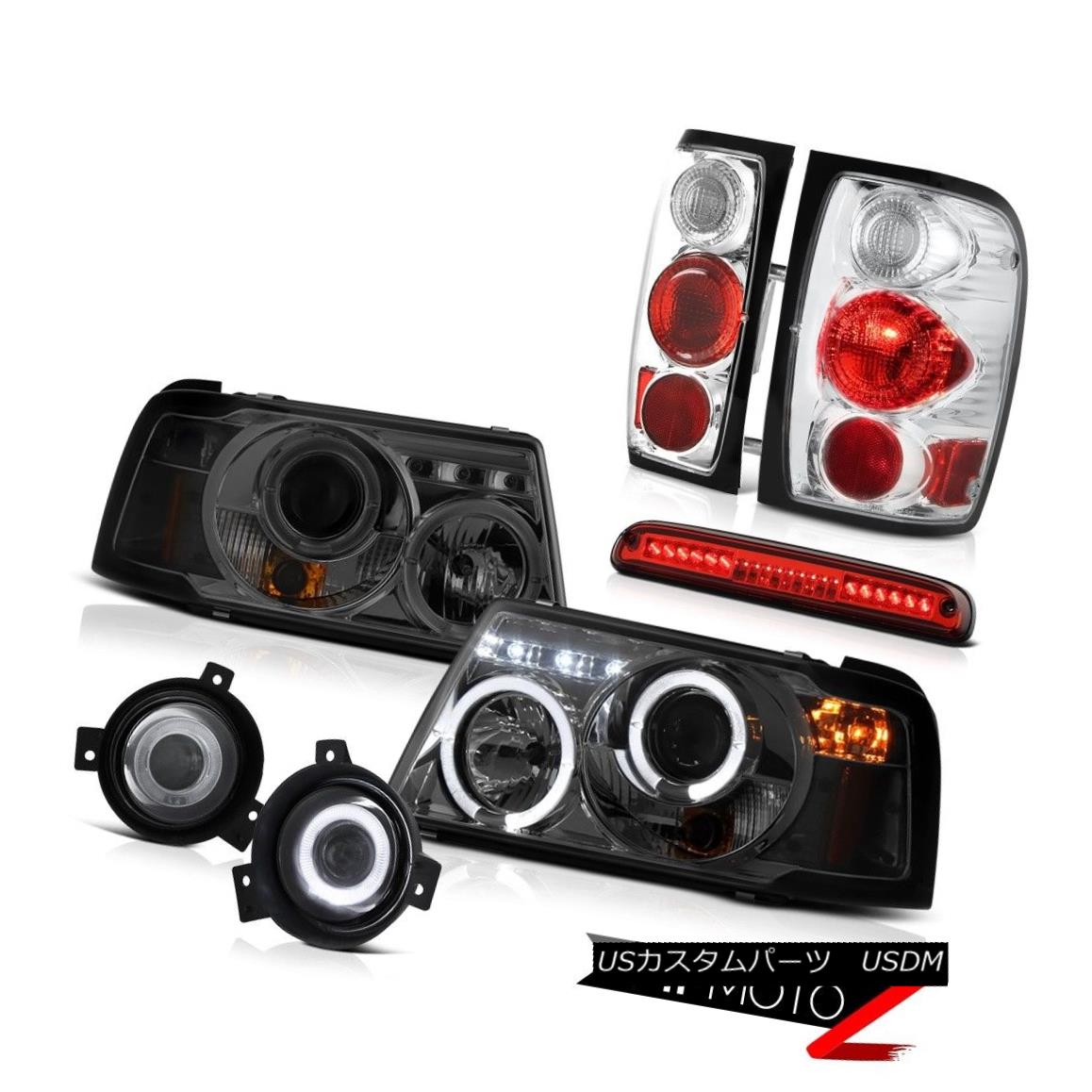 ヘッドライト 2001-2003 Ranger 3.0L Halo LED Projector Tail Light SMD DRL Foglights 3rd Brake 2001-2003レンジャー3.0L Halo LEDプロジェクターテールライトSMD DRL Foglights 3rdブレーキ 【並行輸入品】